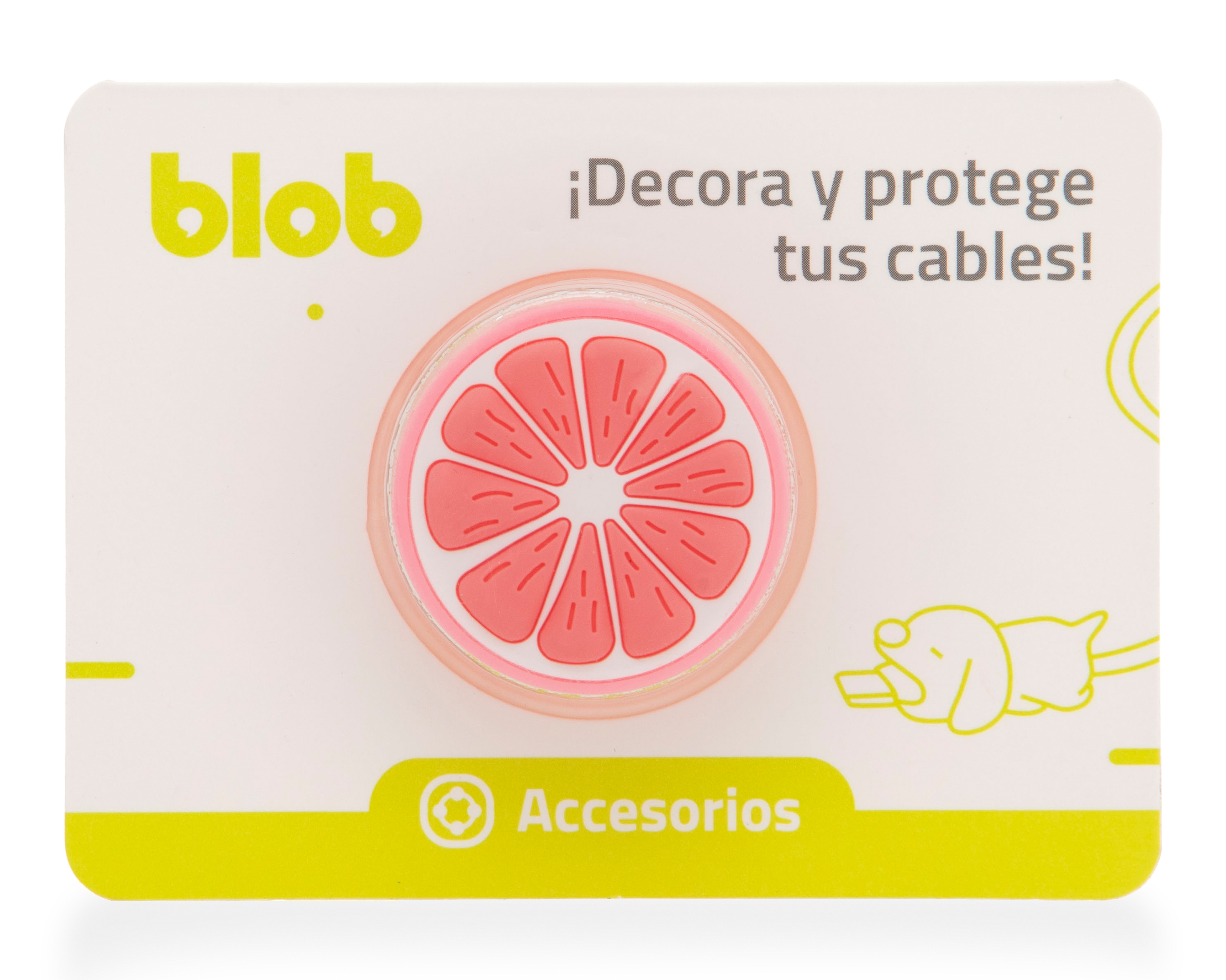 Foto 1 | Foto 1 | Protector de Cable Blob Rosa