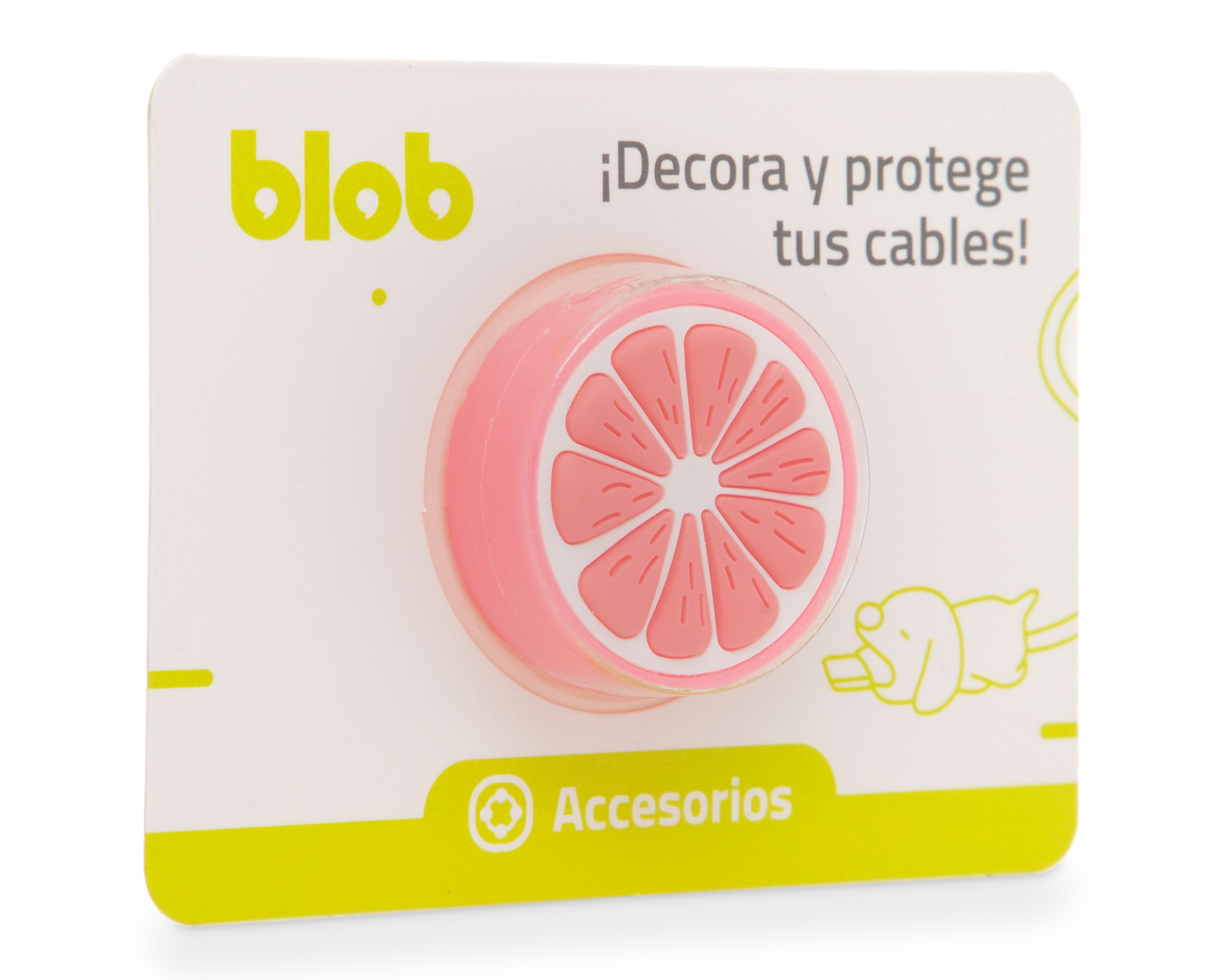 Foto 2 | Foto 2 | Protector de Cable Blob Rosa
