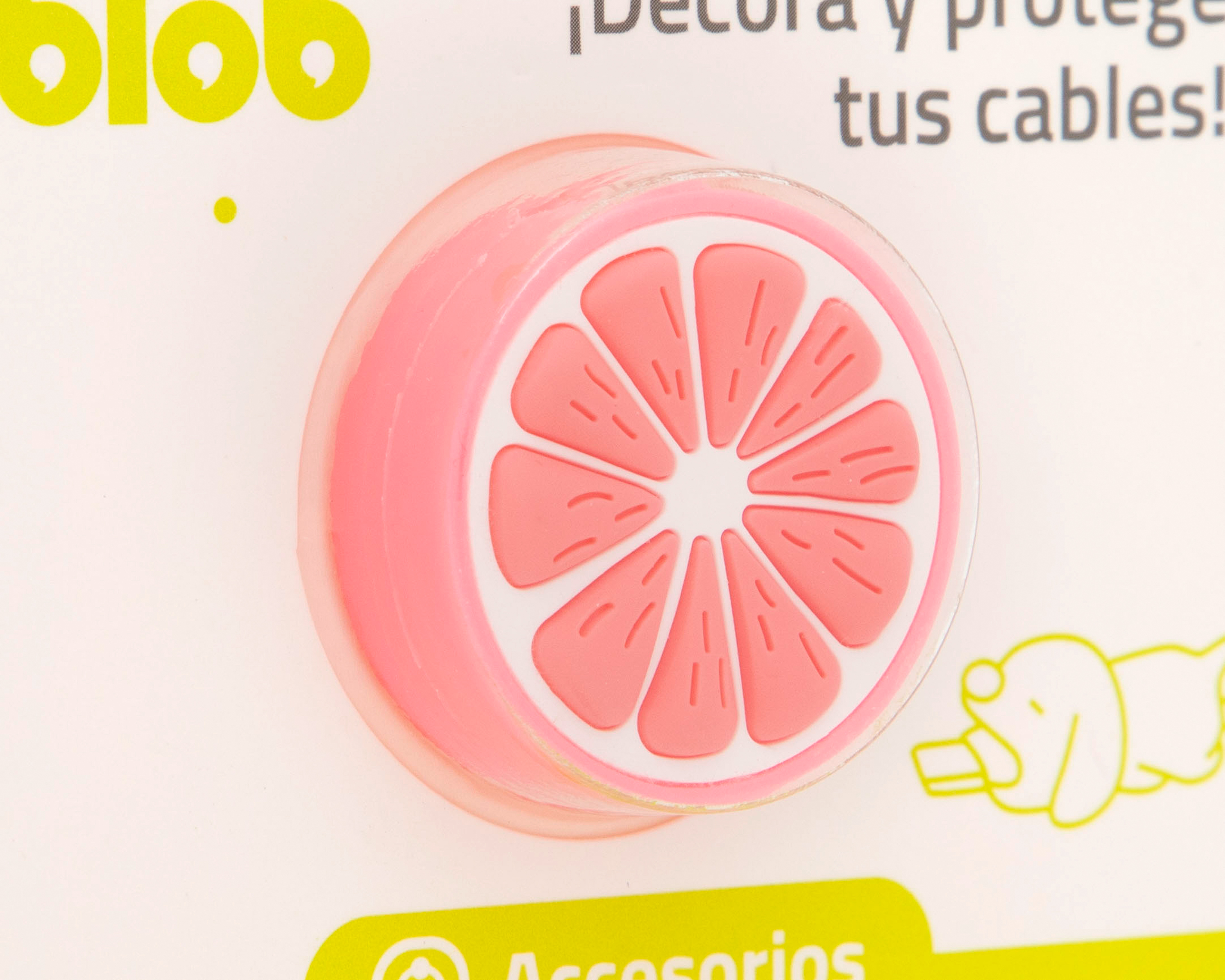 Foto 3 | Foto 3 | Protector de Cable Blob Rosa