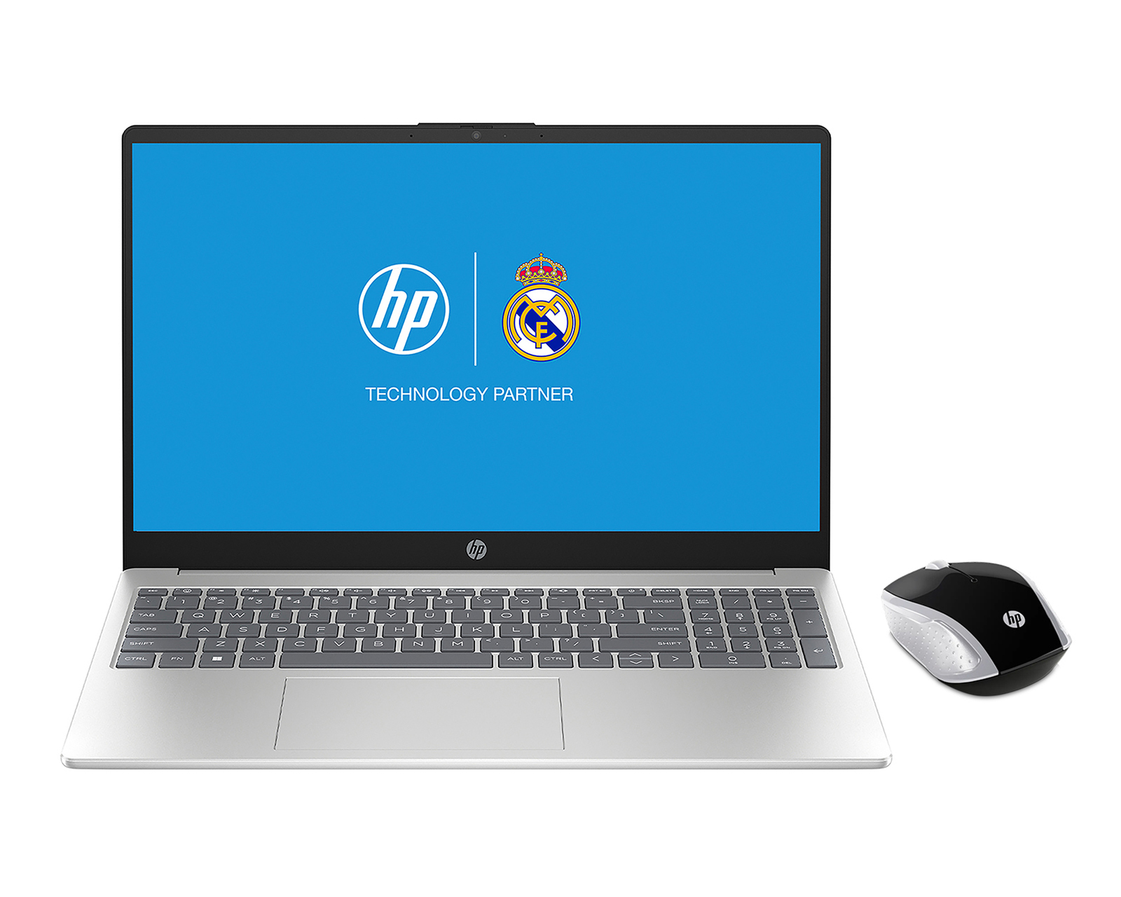 Laptop HP 15-FD0037LA 15.6 Pulgadas Windows 11 intel n200 8 GB RAM 512 GB SSD Plata + Mouse