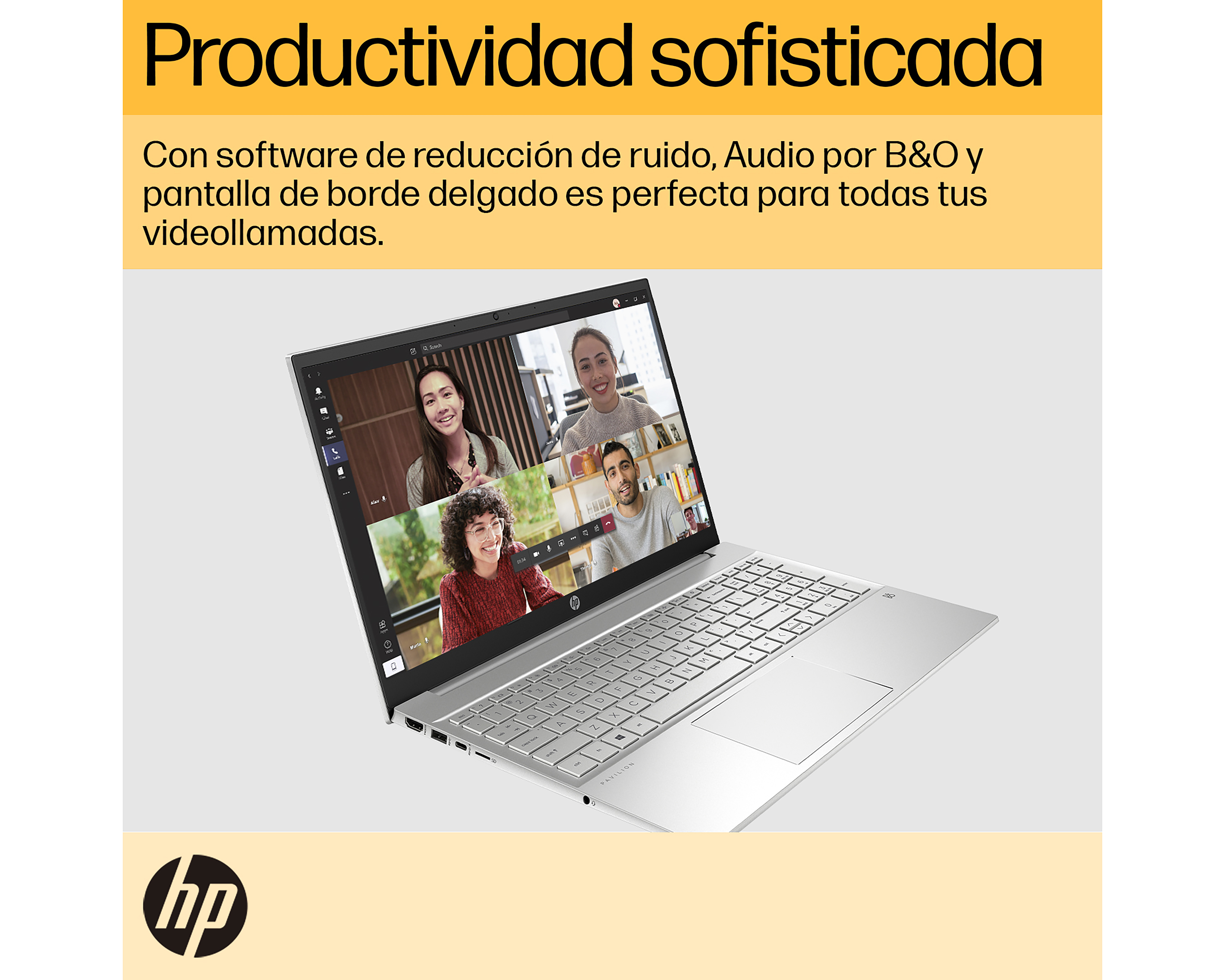 Foto 6 | Foto 6 | Laptop HP 15-EH3002LA 15.6 Pulgadas AMD Ryzen 7 16 GB RAM 512 GB SSD Plateado