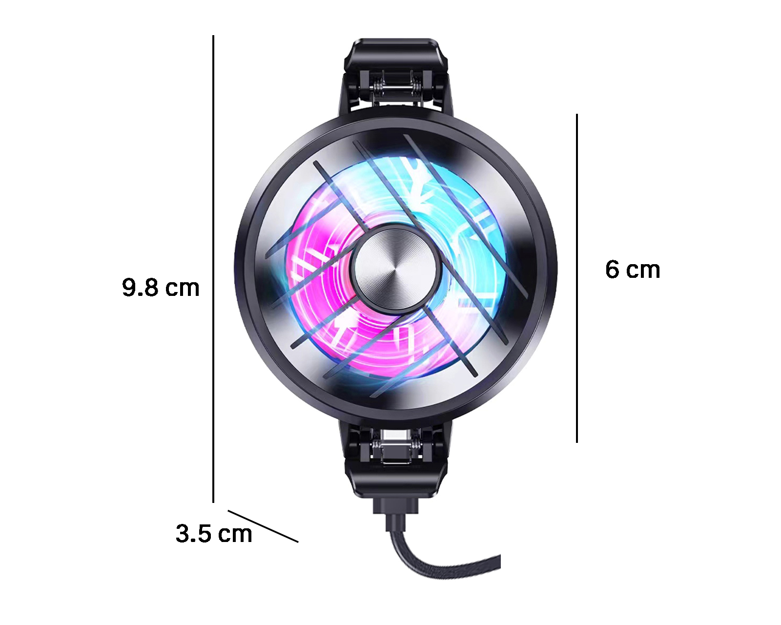 Foto 5 | Foto 5 | Ventilador para Celular Gamecraft Iluminación LED