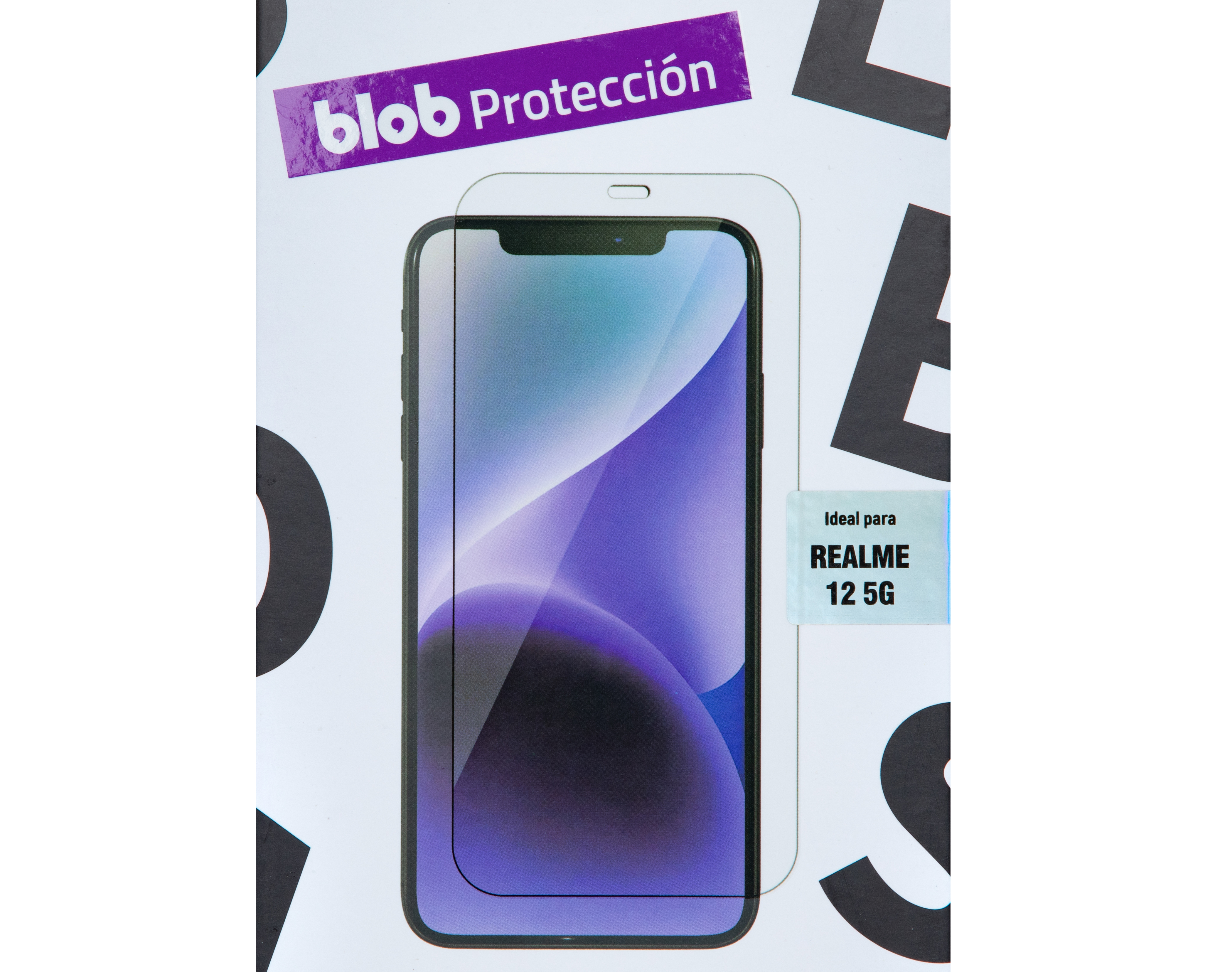 Foto 4 pulgar | Foto 3 | Protector de Pantalla Blob para Realme 12 5G