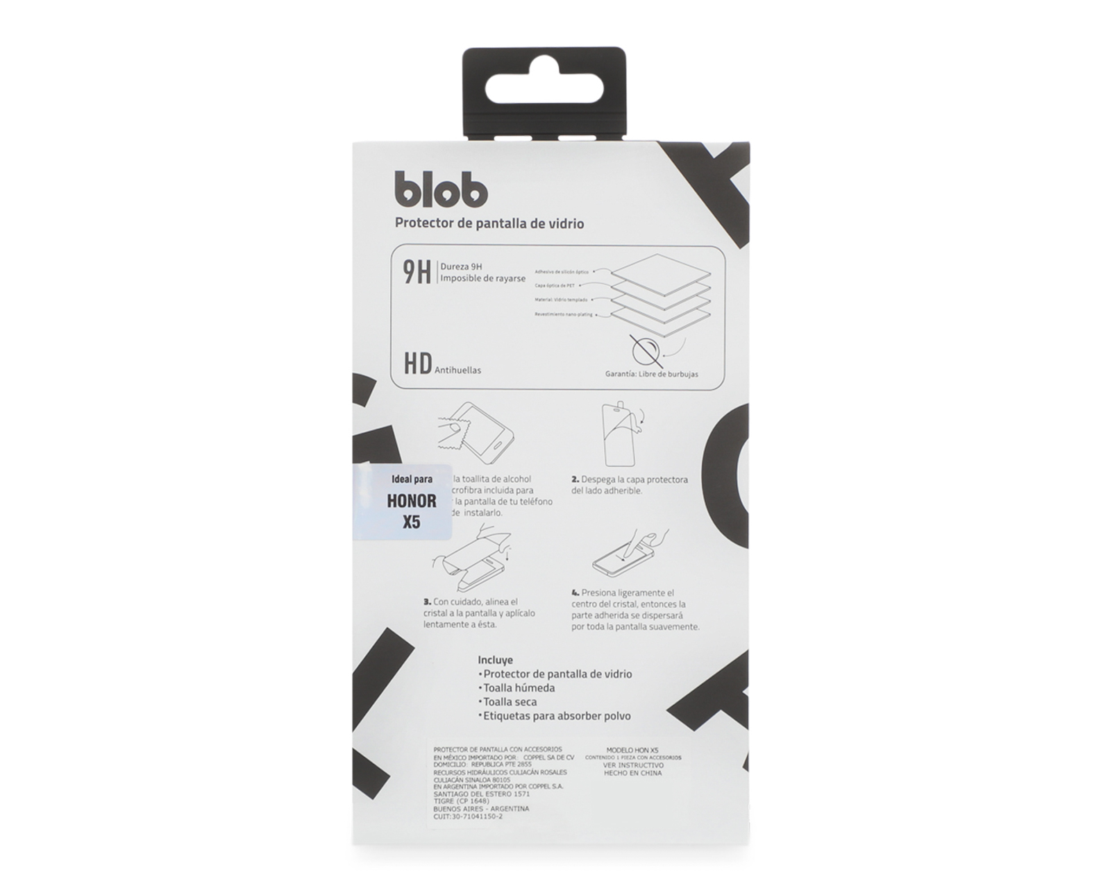 Foto 3 pulgar | Foto 2 | Protector de Pantalla Blob para Honor X5