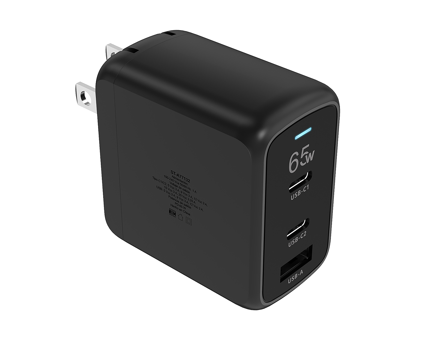 Foto 2 | Foto 2 | Adaptador de Corriente con Entrada USB STF 65 W