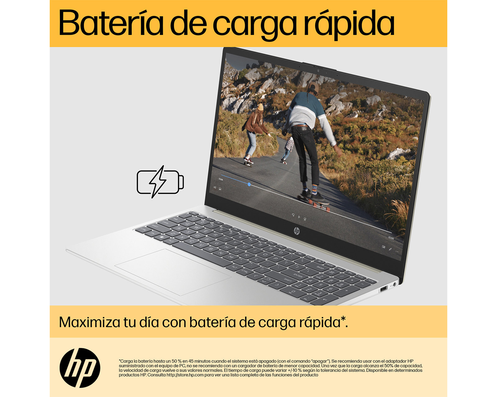 Foto 7 | Foto 7 | Laptop HP 15-fc0069la 15.6 Pulgadas Windows 11 AMD Athlon Silver 8 GB RAM 512 GB SSD Dorado + Mochila