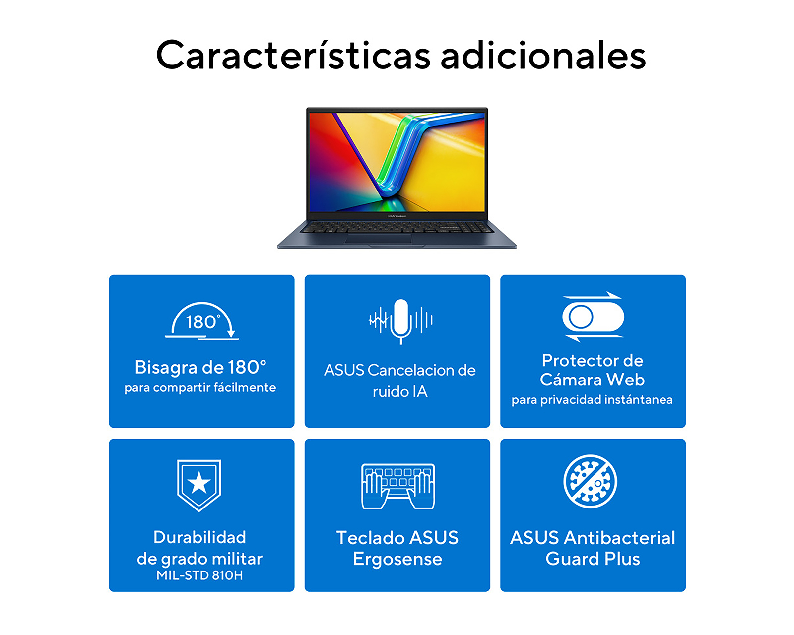 Foto 3 | Foto 3 | Laptop Asus x1404ZA-NK148W 14 Pulgadas Intel Core I5 8 GB RAM 512 GB SSD Azul