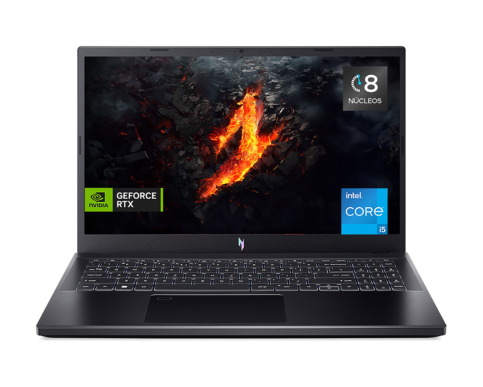 Laptop Gamer Acer Nitro V15 15.6" Windows 11 Intel Core i5 NVIDIA GeForce RTX 2050 8 GB RAM 512 GB SSD Negra