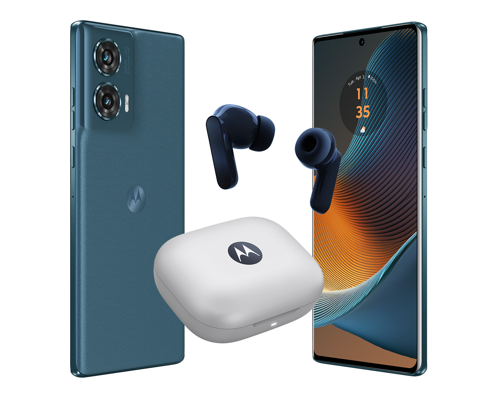 Foto 3 | Foto 3 | AT&T/Unefon Motorola Moto Edge 50 Fusion 256 GB Verde + Moto Buds