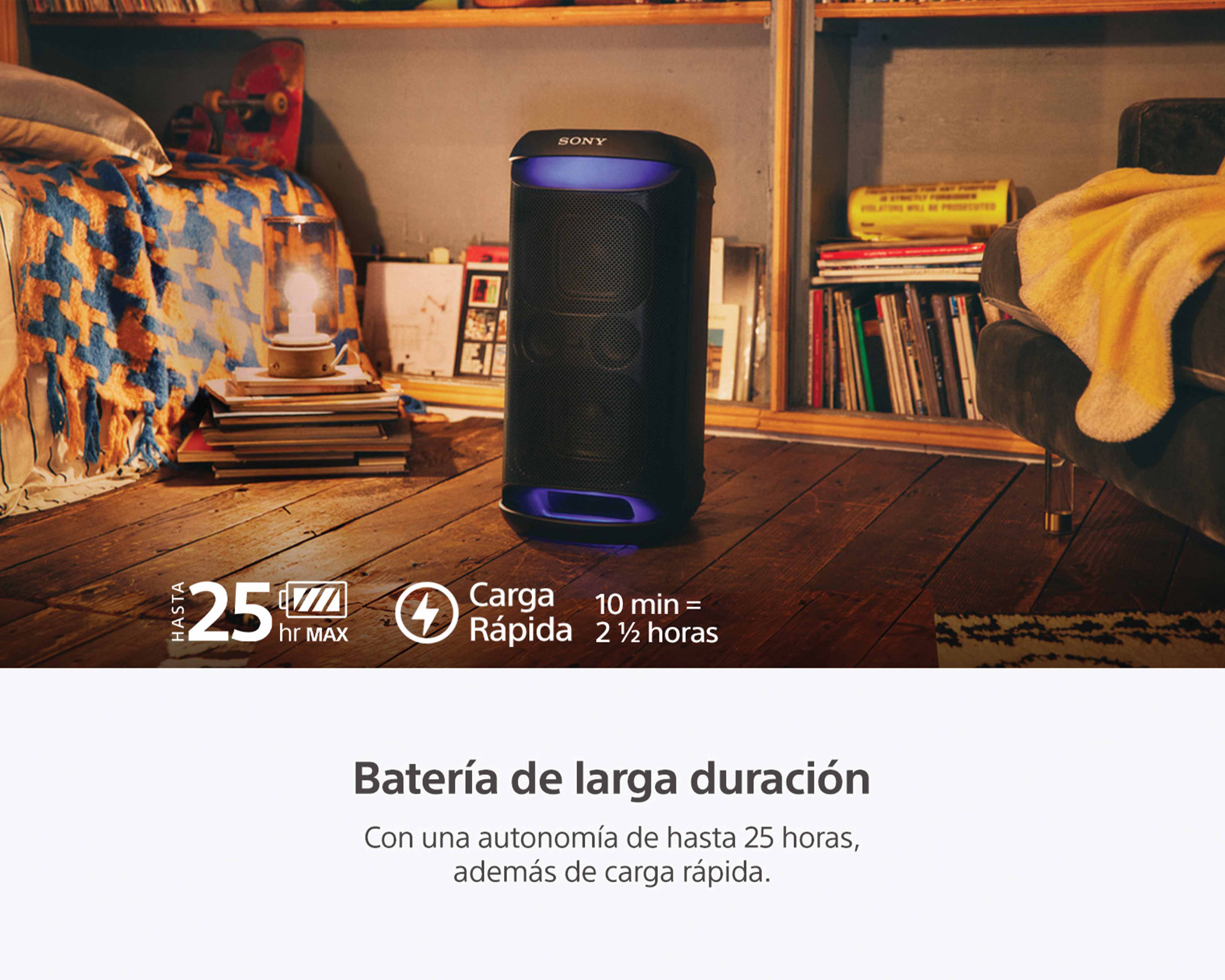 Foto 8 | Foto 8 | Bocina Sony SRS-XV500-BCLA9 con Sistema de Iluminación