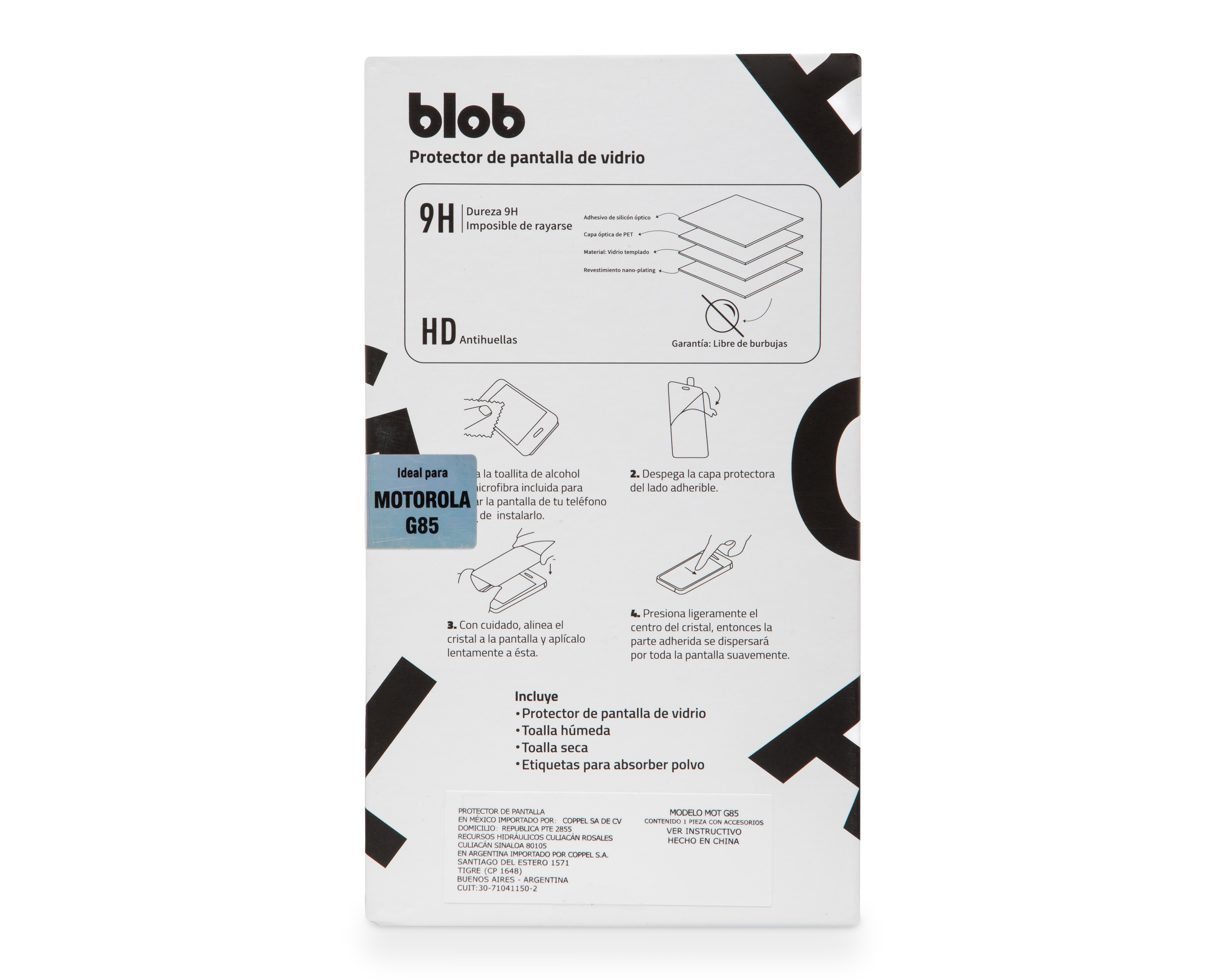 Foto 2 | Foto 2 | Protector de Pantalla Blob para Motorola Moto G85