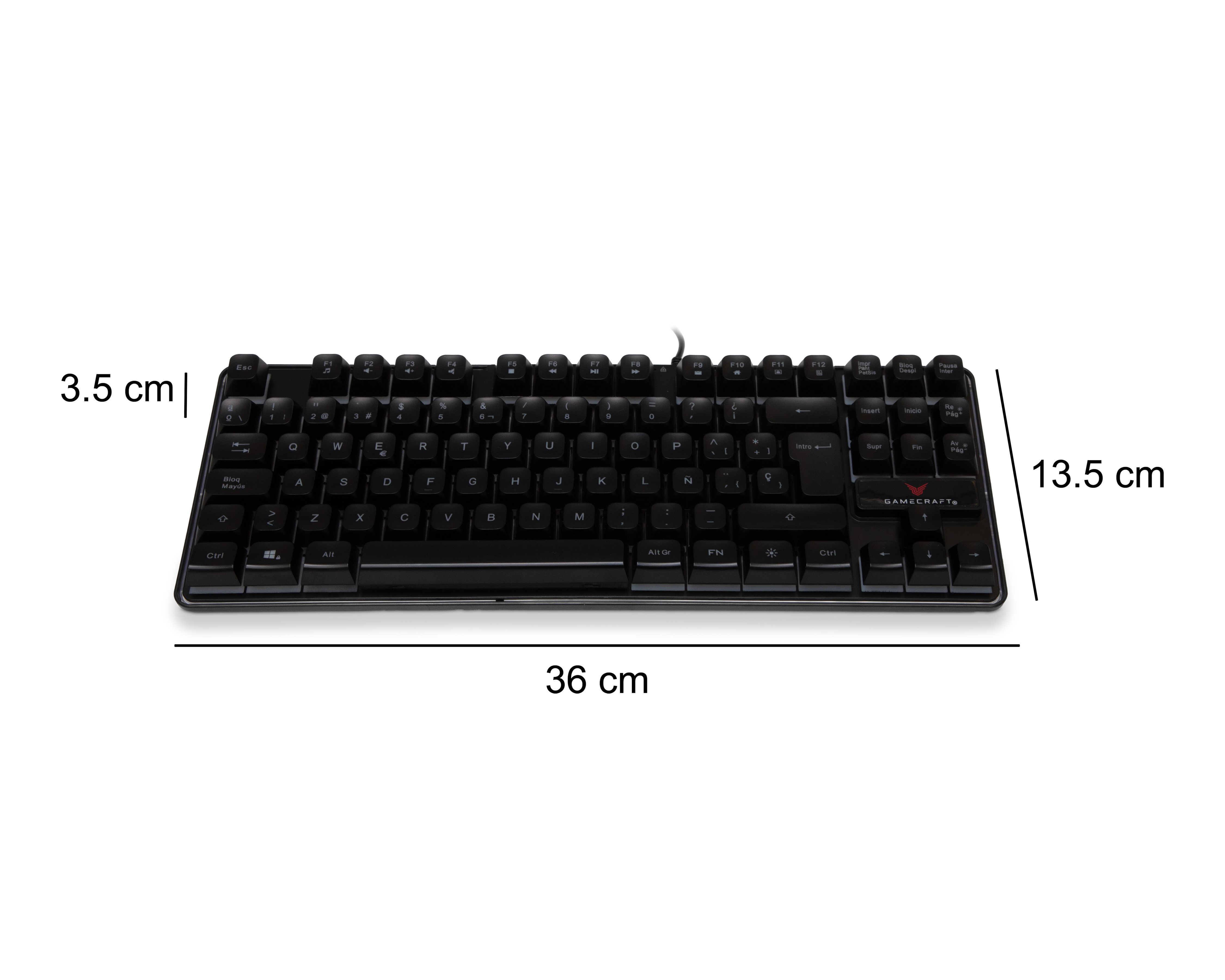 Foto 8 | Foto 8 | Combo de Teclado Mouse y Audífonos Gamer Alámbrico Gamecraft Krypton K1000 4 Piezas