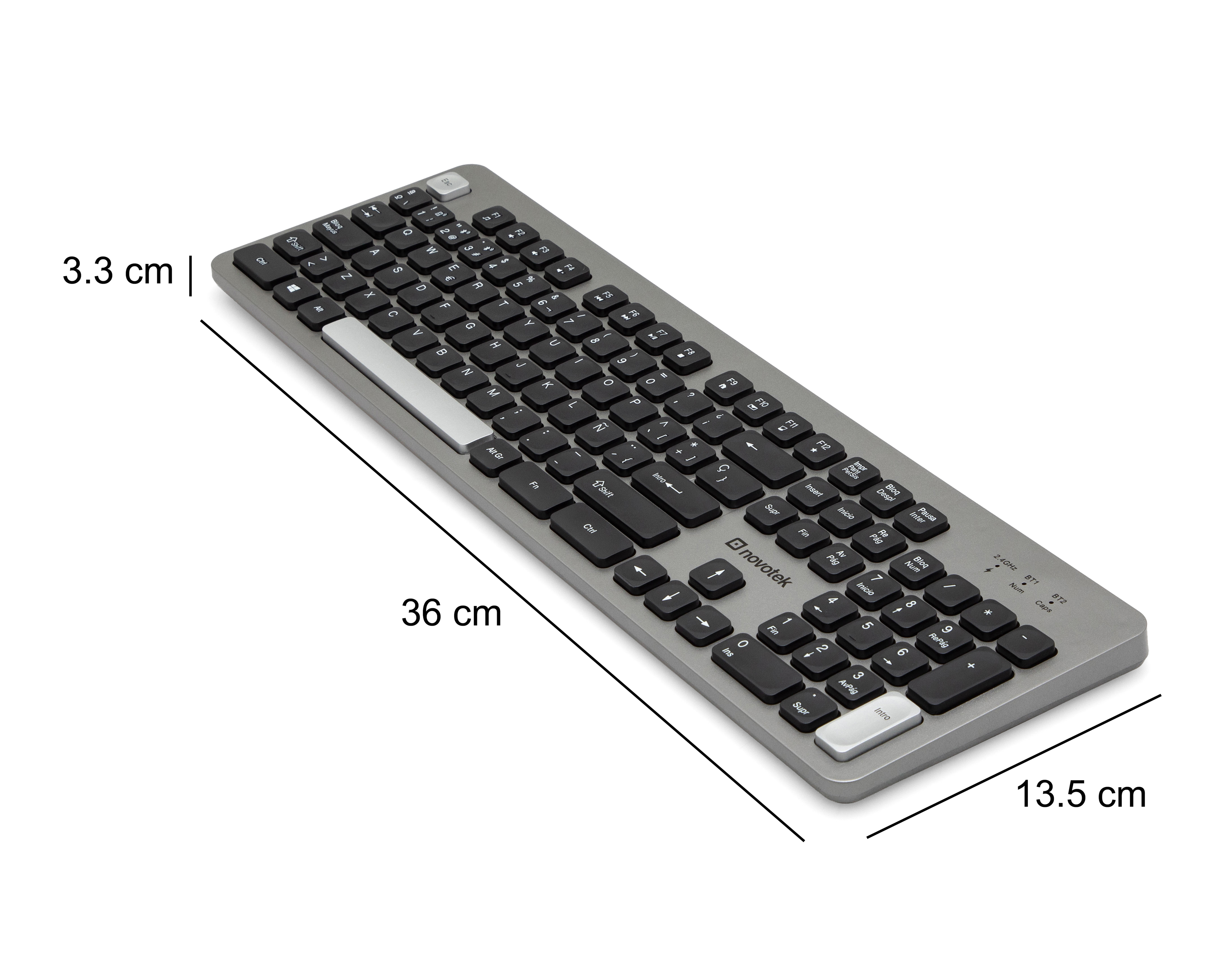 Foto 6 pulgar | Foto 5 | Teclado Inalámbrico Novotek TI-140