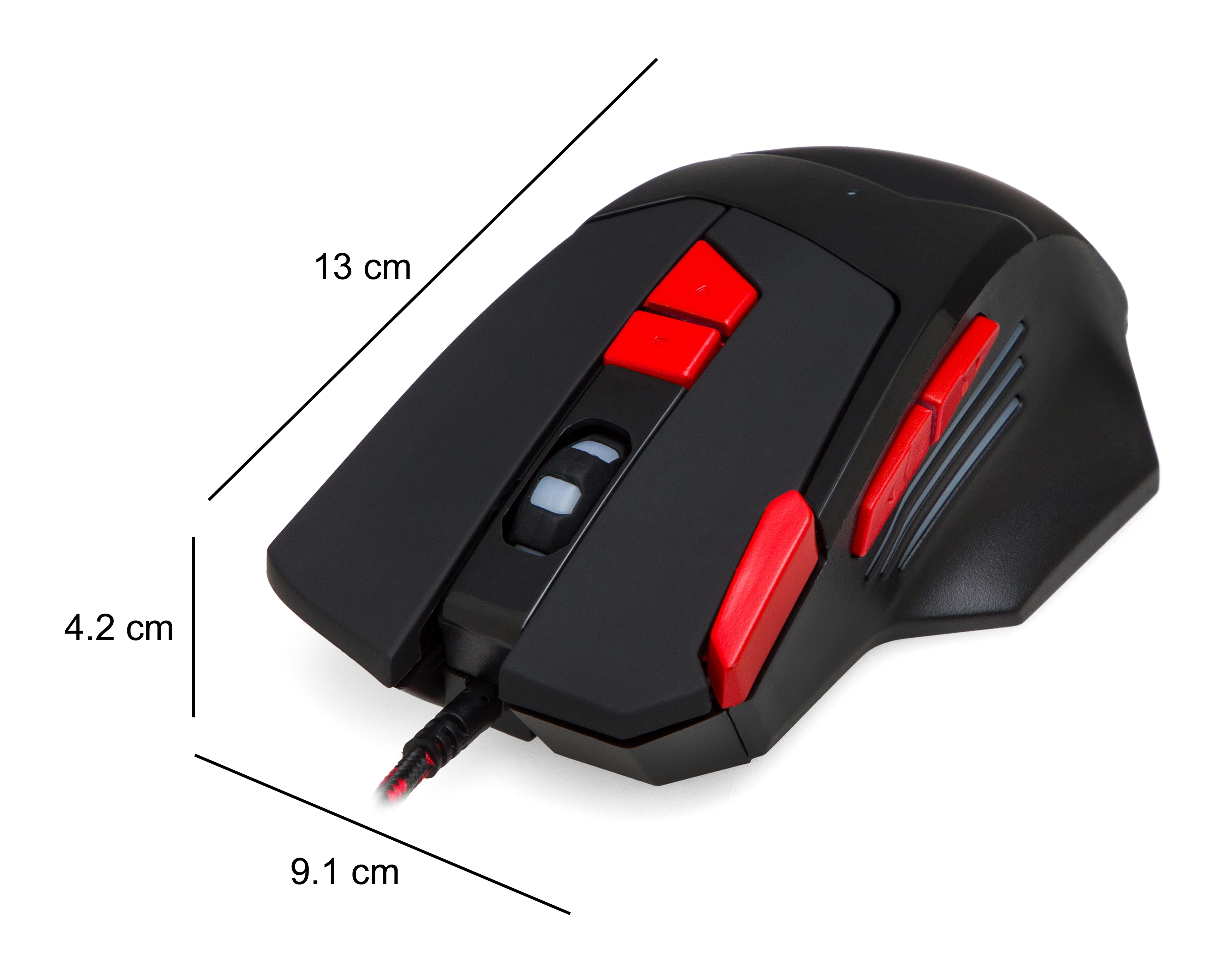 Foto 7 | Foto 7 | Combo de Mouse Pad y Mouse Gamer Alámbrico Gamecraft Xenon K30