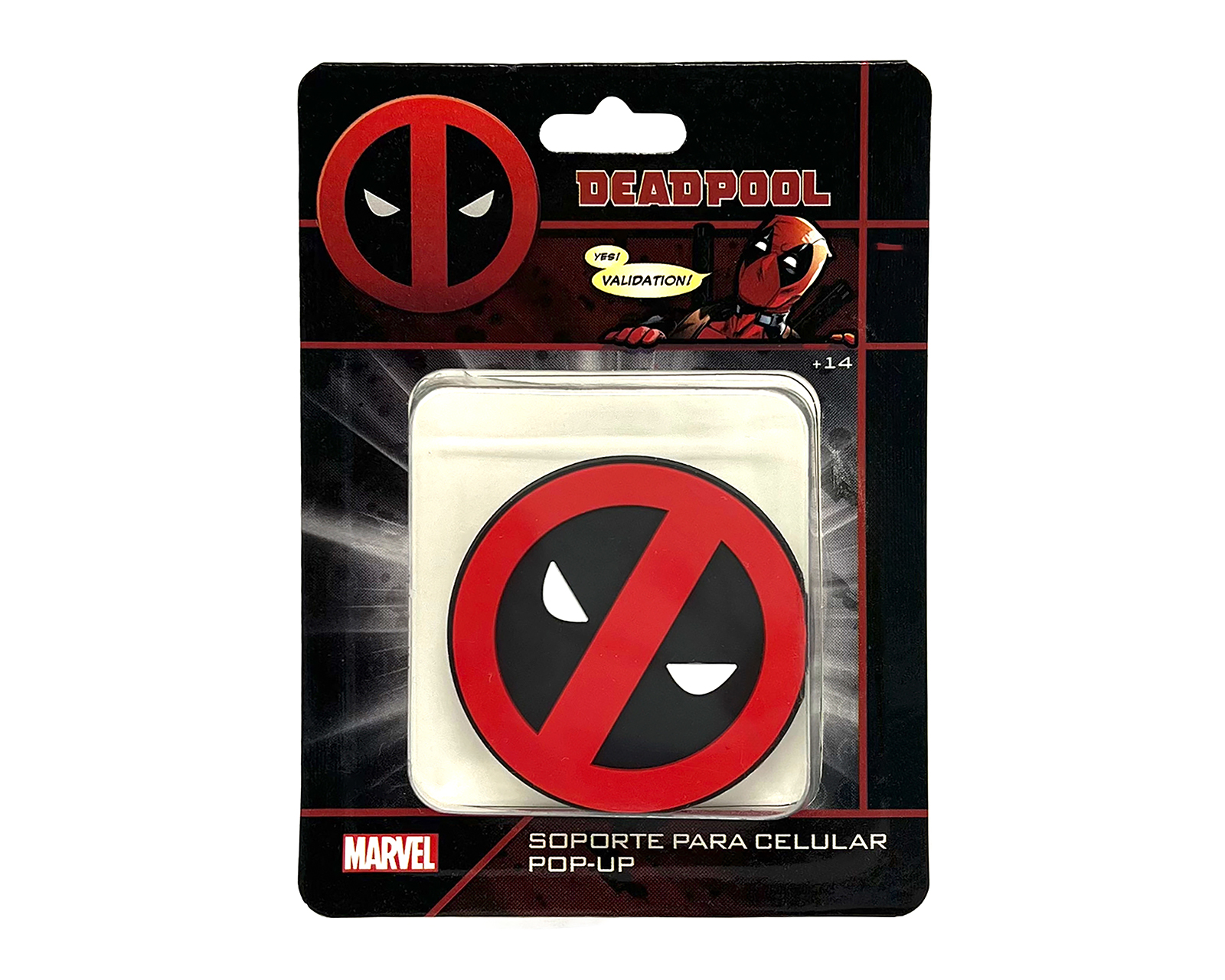 Foto 2 pulgar | Foto 1 | Soporte para Celular Marvel Deadpool