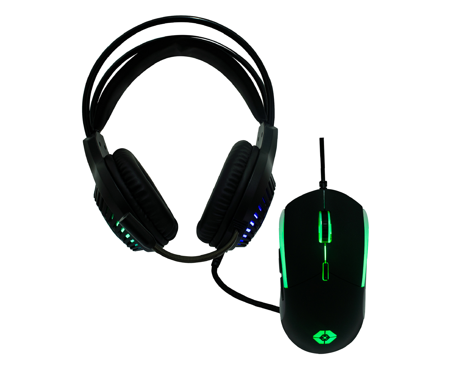Combo de Mouse y Audífonos Gamer Inalámbricos&nbsp;Vortred 2 Piezas