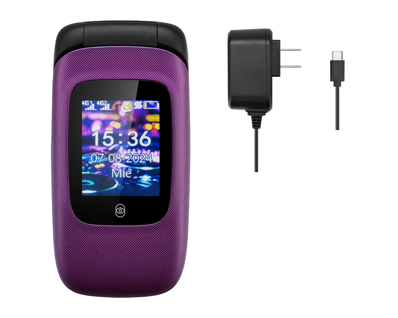 Foto 10 pulgar | Foto 9 | Celular Zuum Liberado Brix R III 128 MB Morado