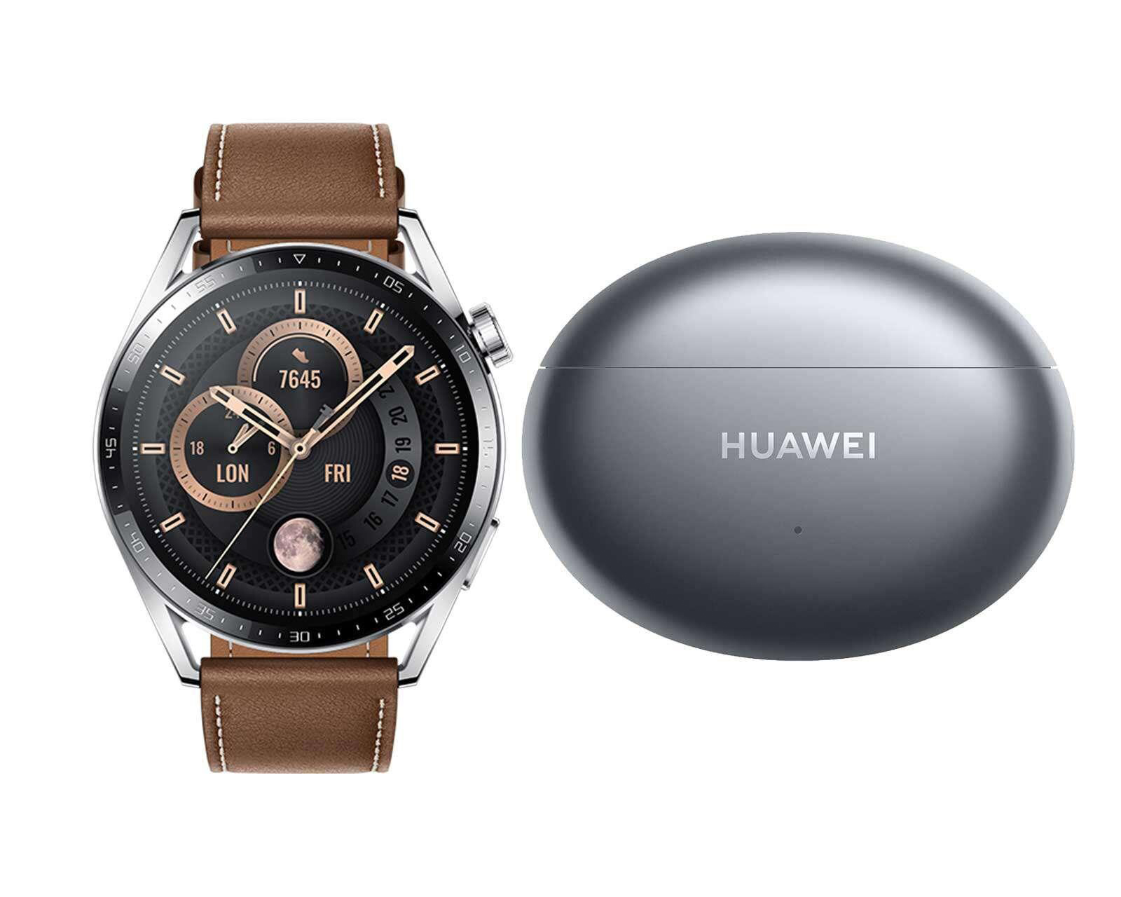 Foto 3 | Foto 3 | Smartwatch Huawei Watch GT3 Café y Audífonos Inalámbricos Freebuds 4i Huawei