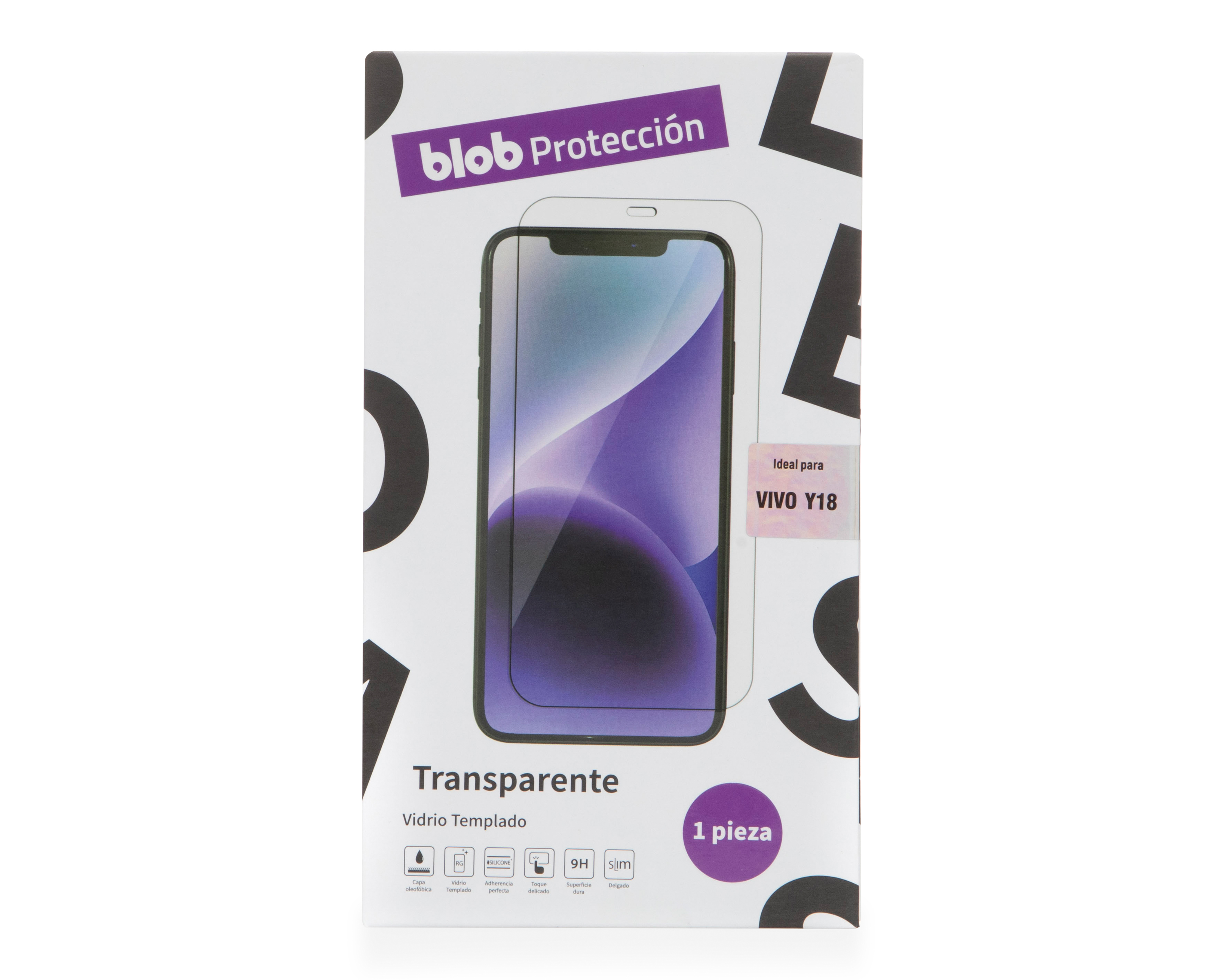 Foto 1 | Foto 1 | Protector de Pantalla Blob para Vivo Y18