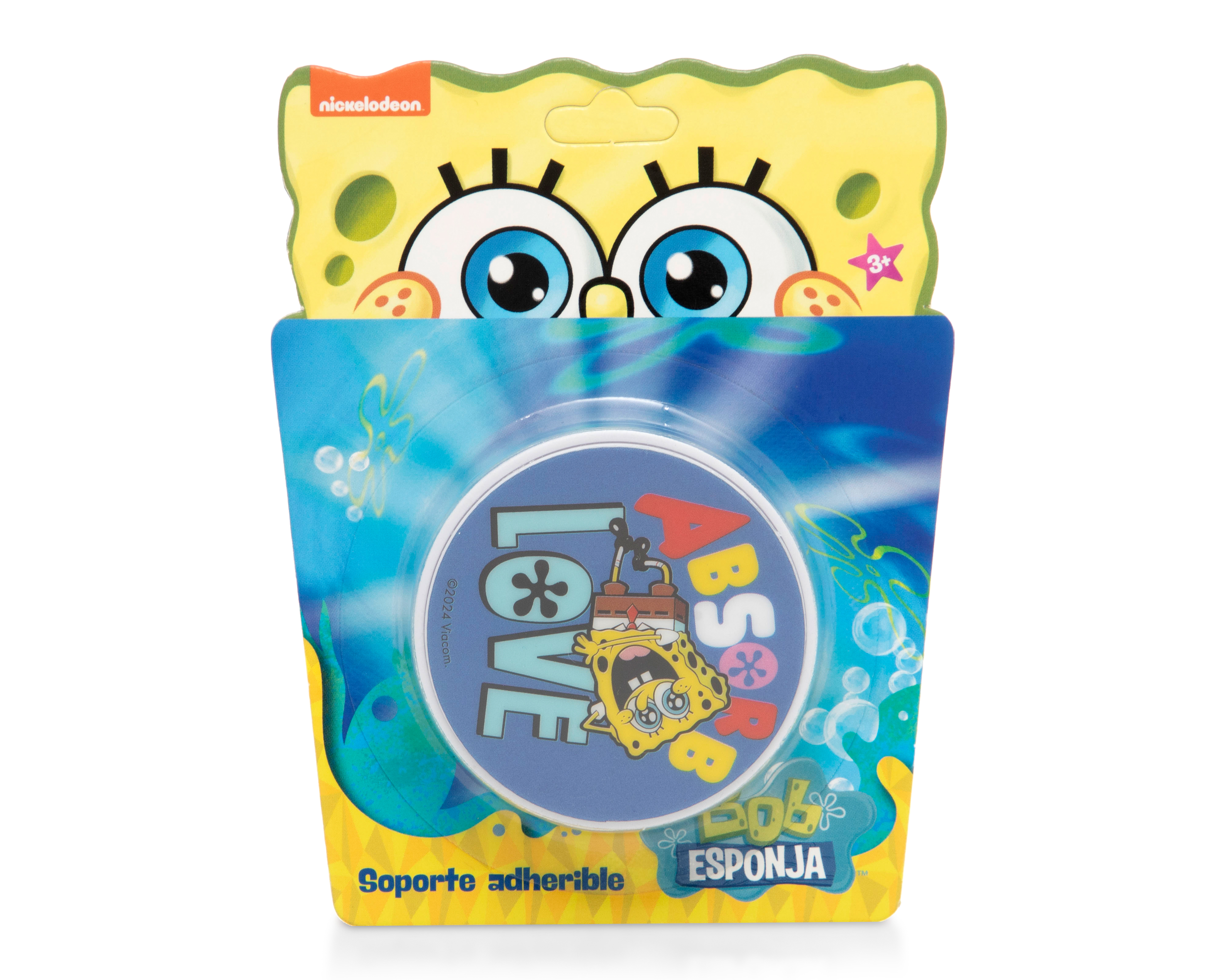 Foto 2 pulgar | Foto 1 | Soporte Adherible para Celular Paramount Bob Esponja