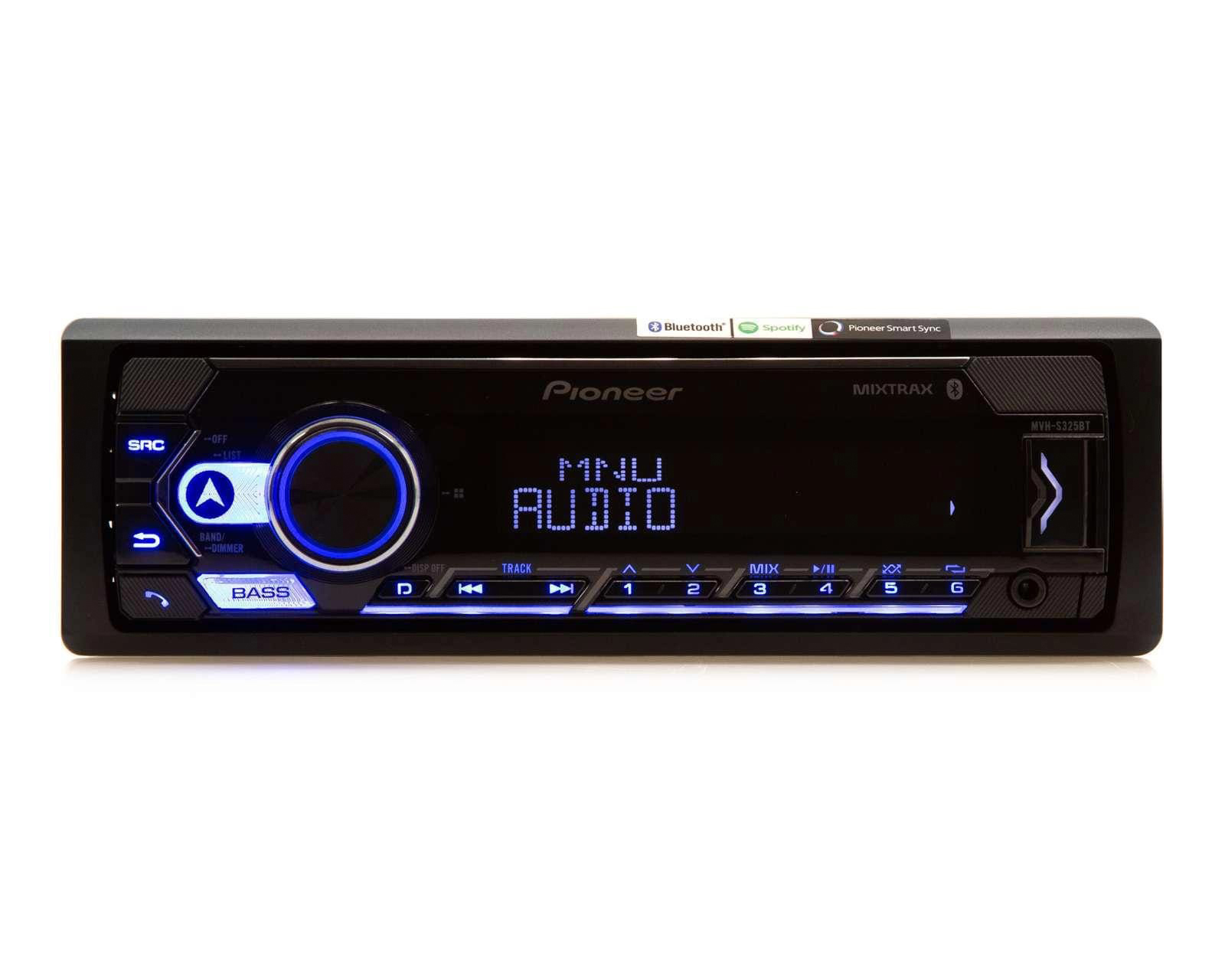 Foto 3 pulgar | Foto 2 | Autoestéreo Pioneer Sin CD MVH-S325BT Bluetooth Compatible con Spotify Negro