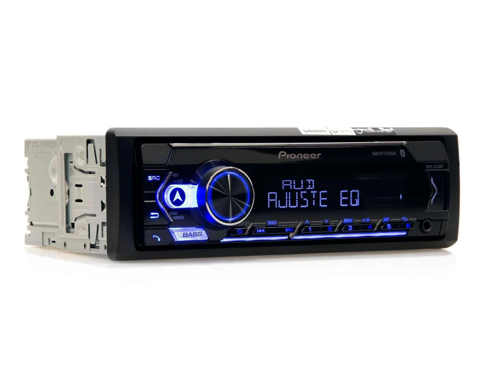 Foto 4 pulgar | Foto 3 | Autoestéreo Pioneer Sin CD MVH-S325BT Bluetooth Compatible con Spotify Negro