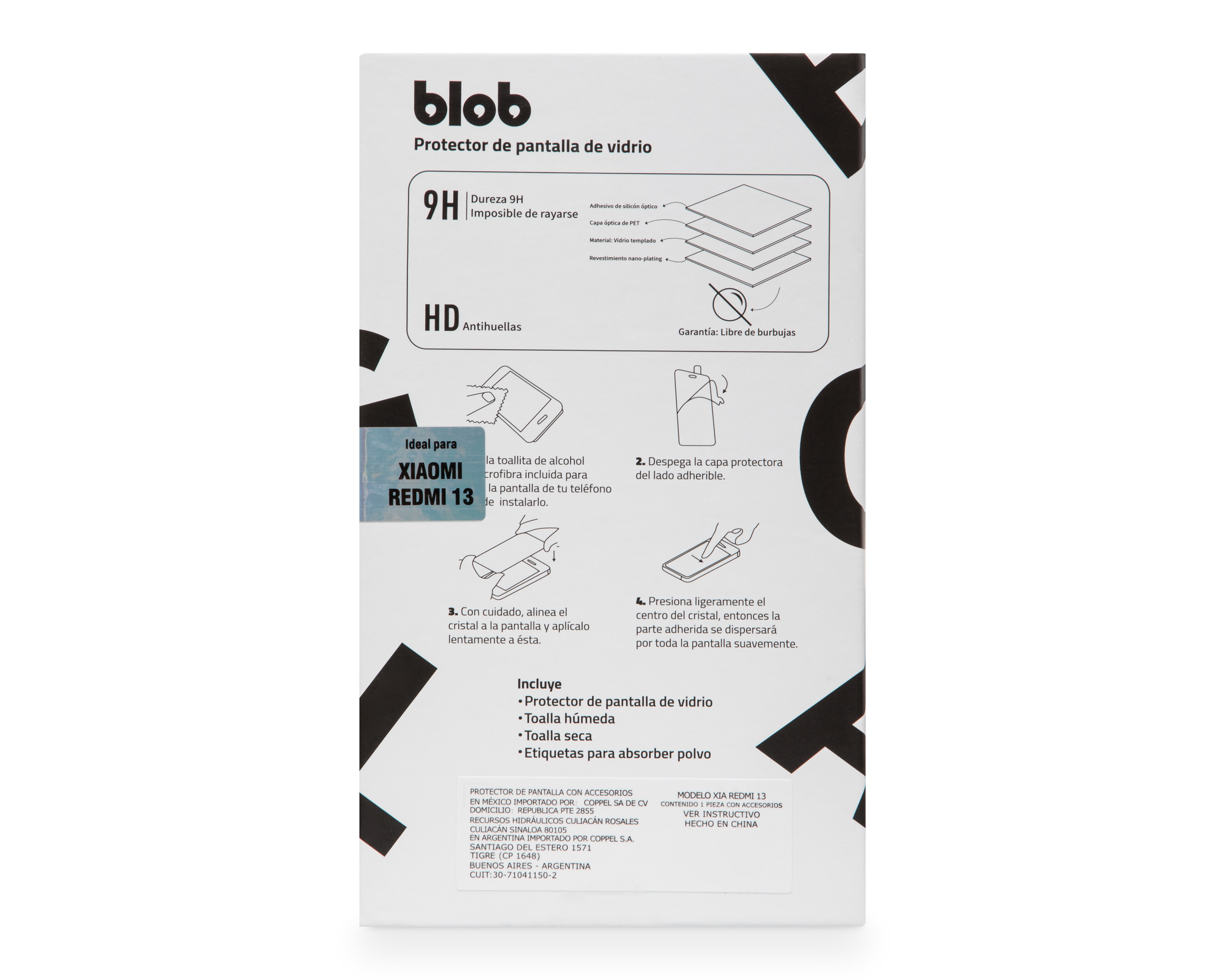 Foto 2 | Foto 2 | Protector de Pantalla Blob para Xiaomi Redmi 13