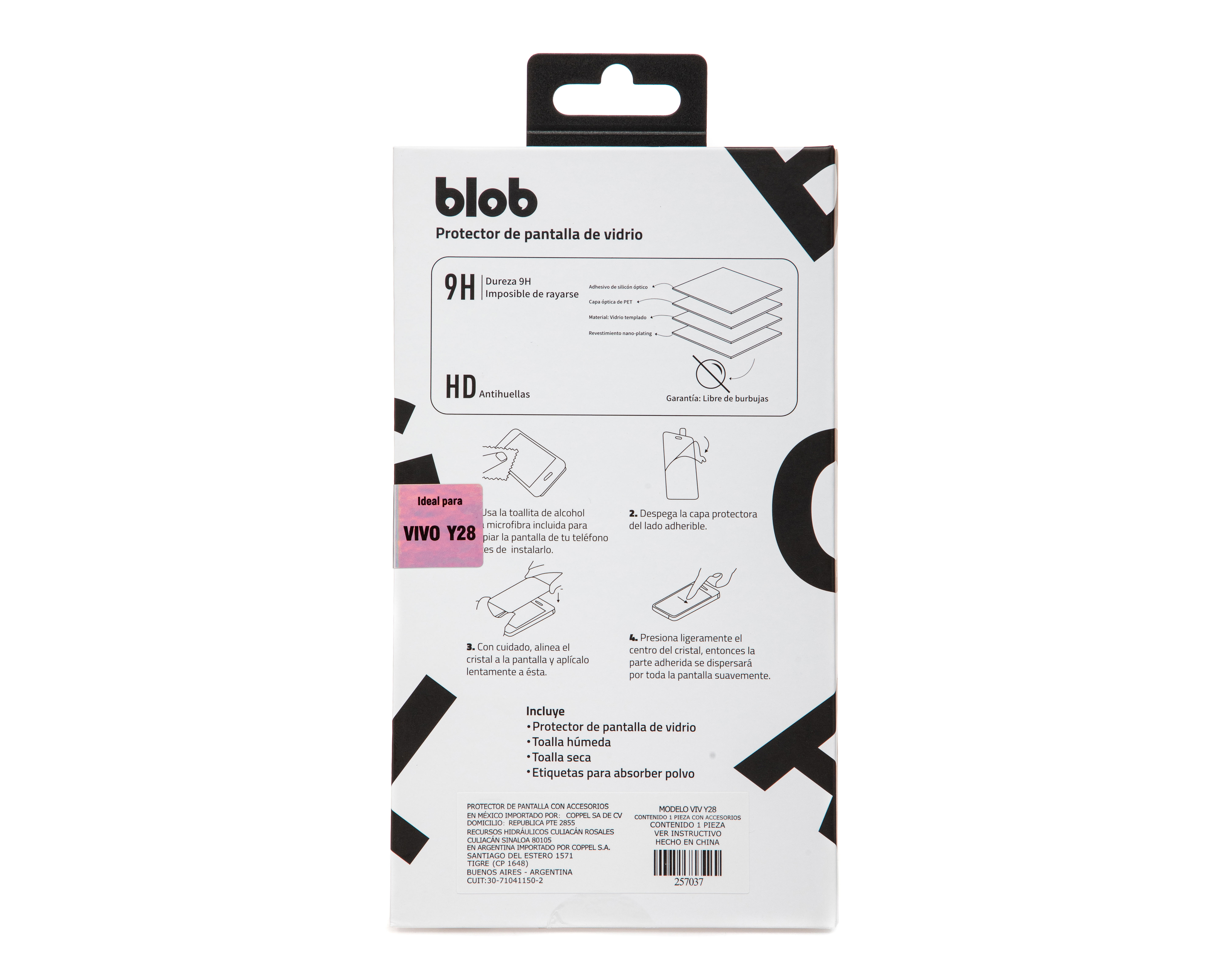 Foto 2 | Foto 2 | Protector de Pantalla Blob para vivo Y28