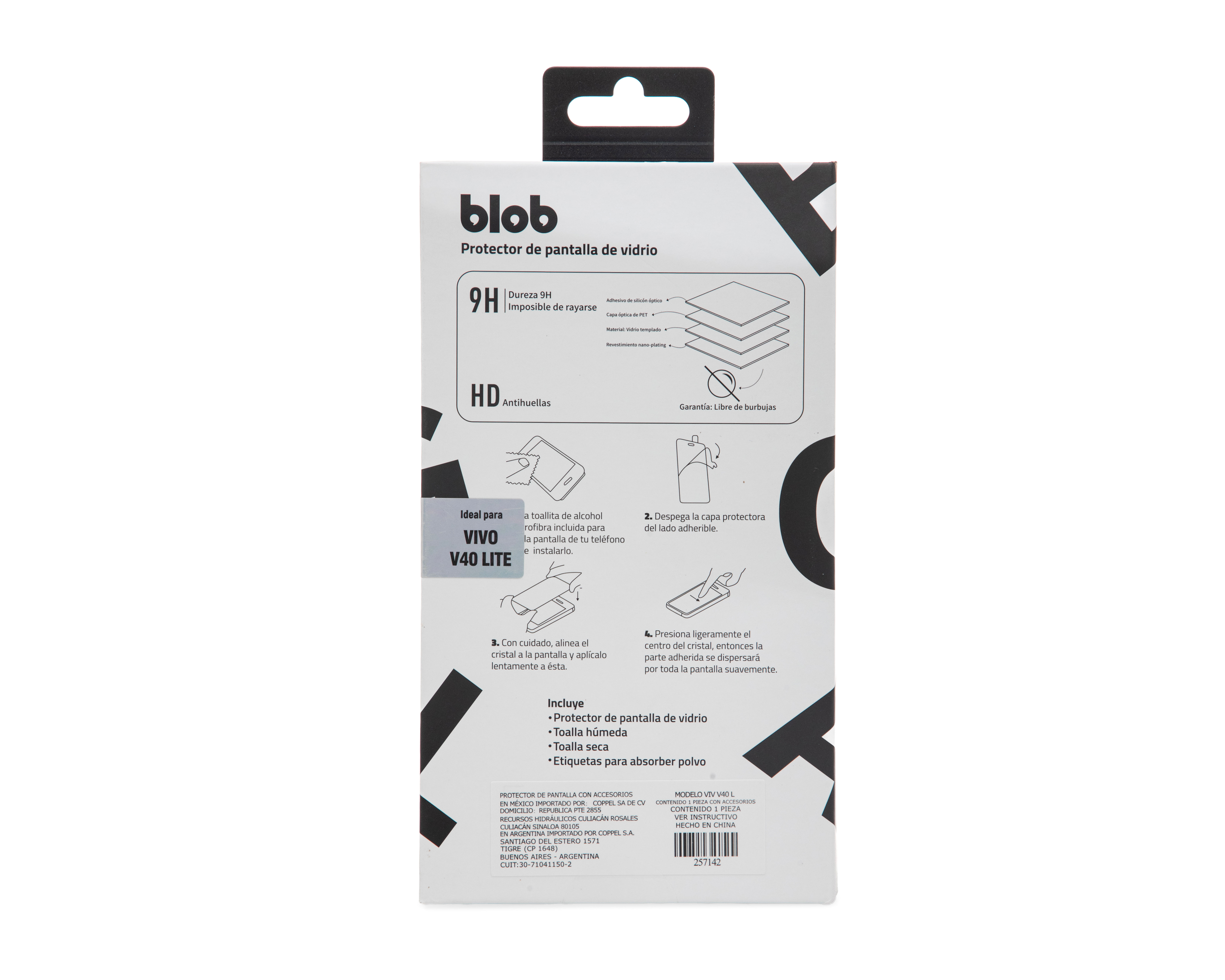 Foto 2 | Foto 2 | Protector de Pantalla Blob para vivo V40 Lite