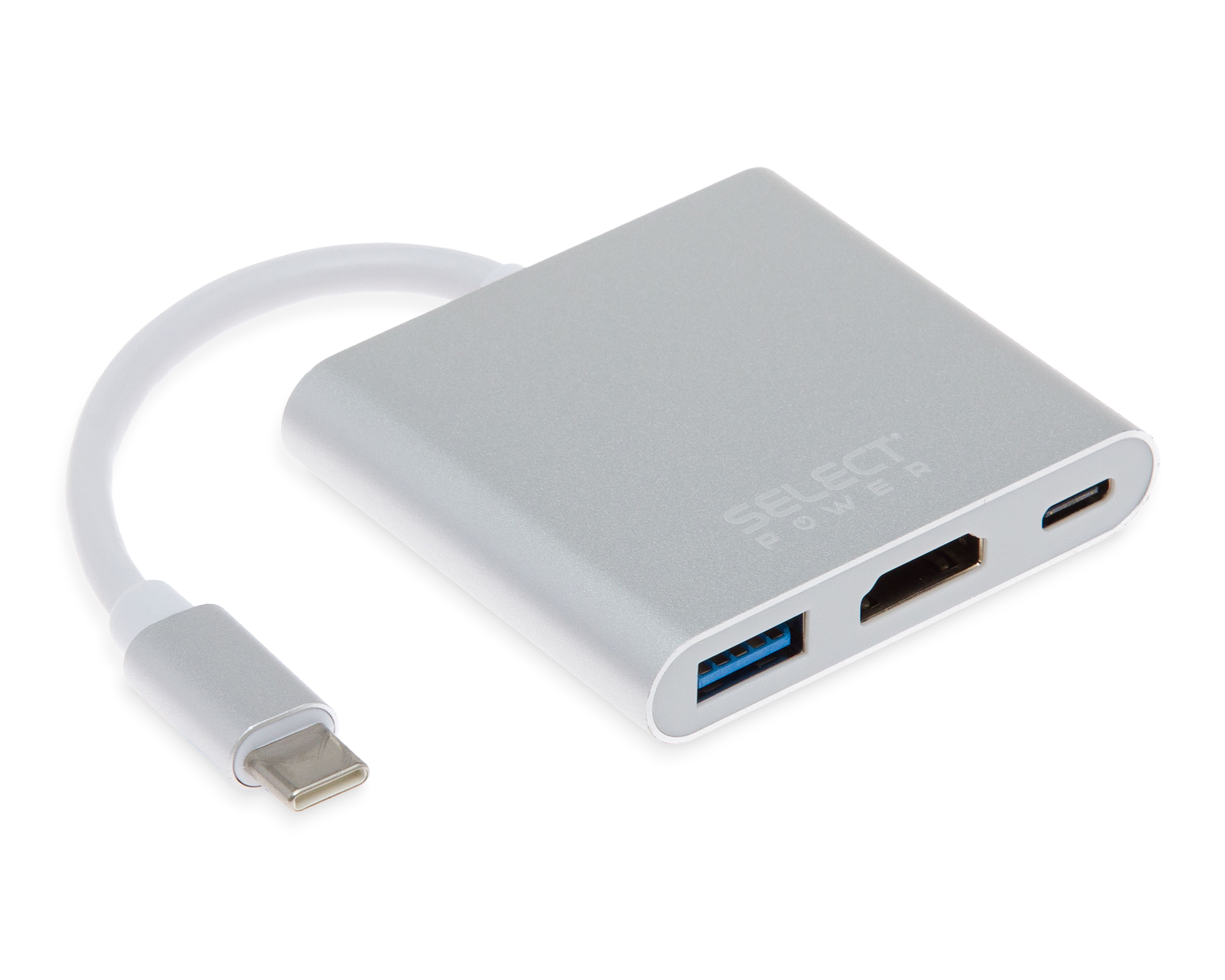 Foto 2 pulgar | Foto 1 | Adaptador USB Tipo C Select Power con 3 Puertos