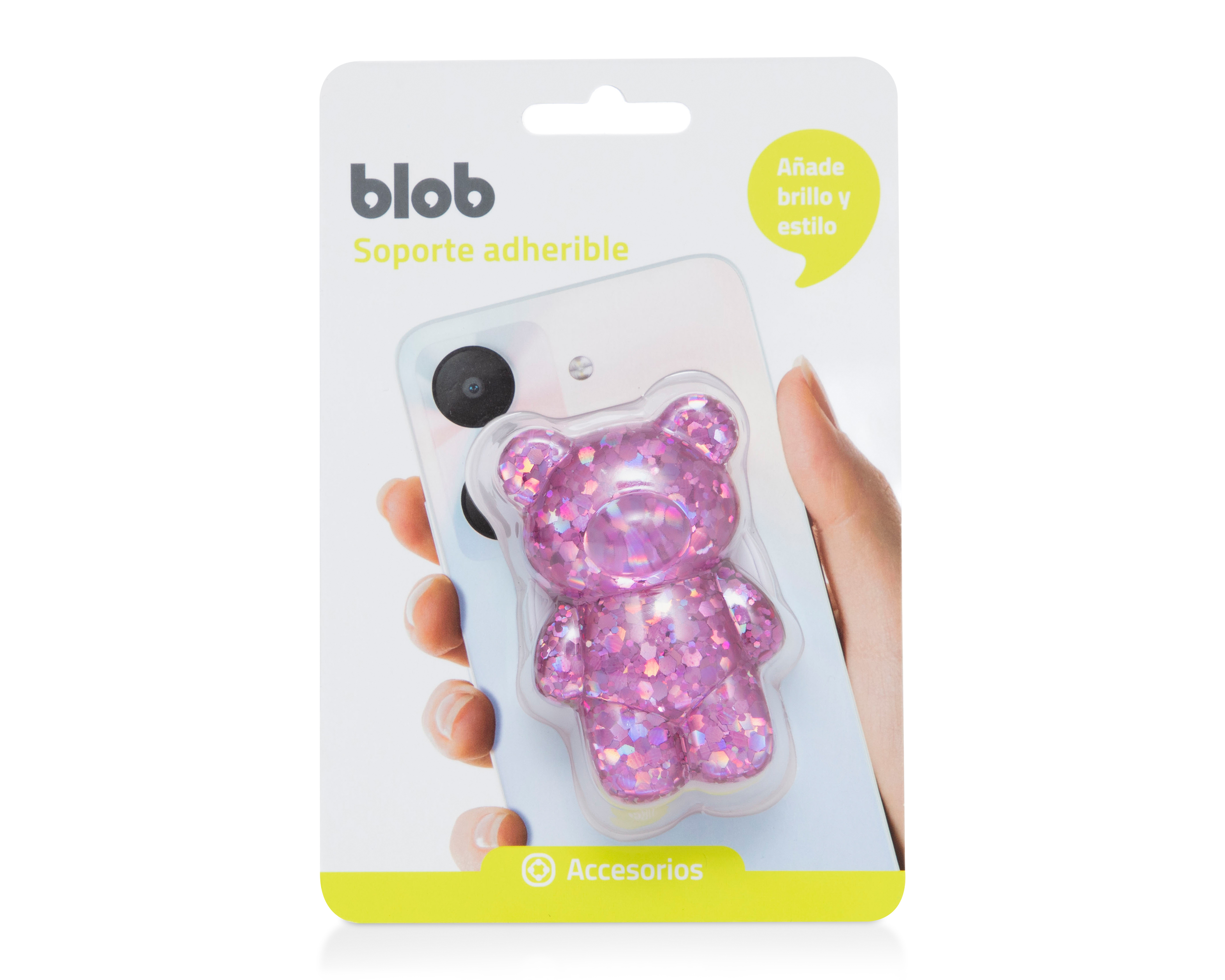 Foto 3 | Foto 3 | Soporte para Celular Blob Oso Rosa