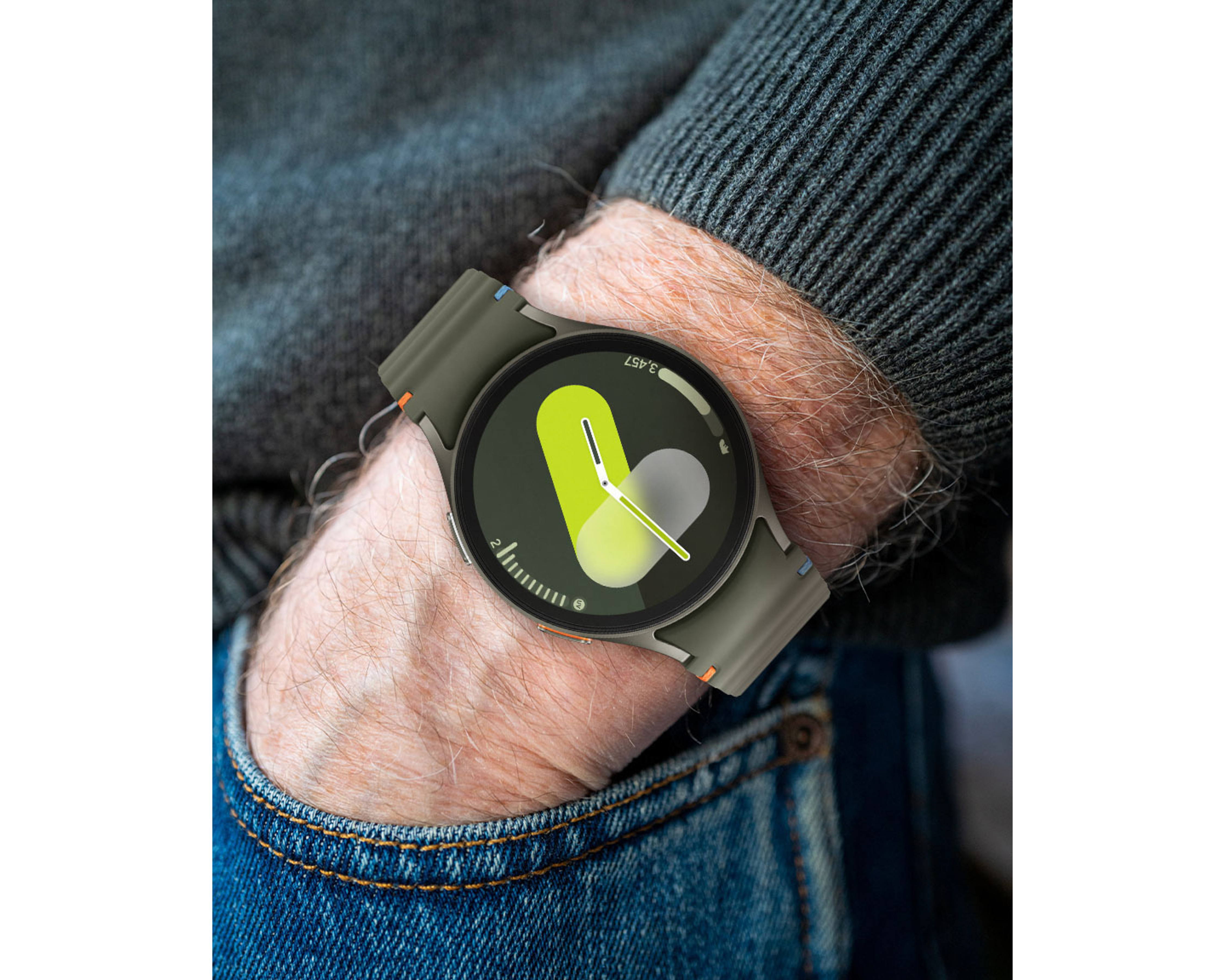 Foto 9 pulgar | Foto 8 | Smartwatch Samsung Galaxy Watch 7 44 mm Khaki