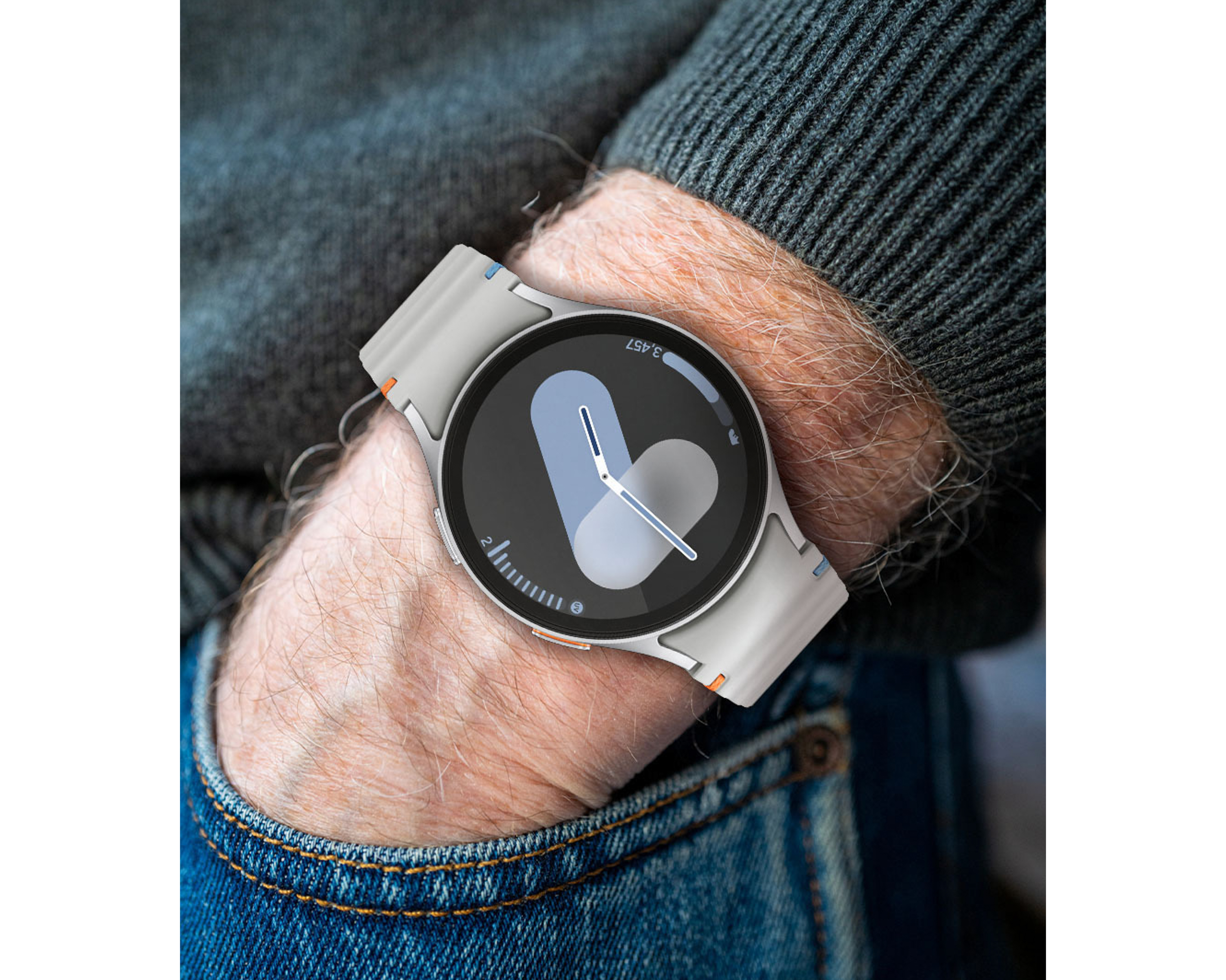 Foto 9 pulgar | Foto 8 | Smartwach Samsung Galaxy Watch 7 44 mm Plateado