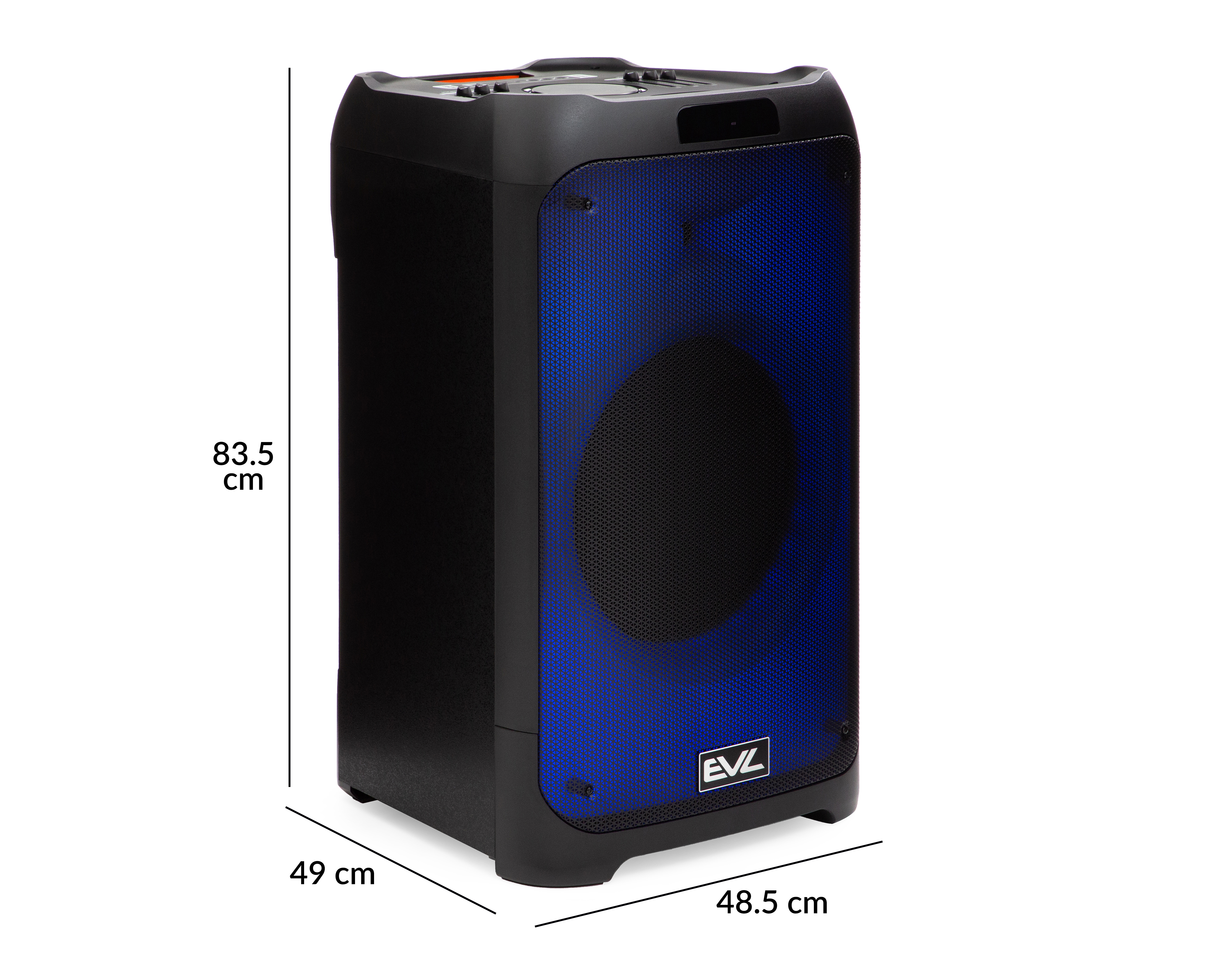 Foto 10 pulgar | Foto 9 | Bocina EVL 120 W TK-1501 con Luces LED