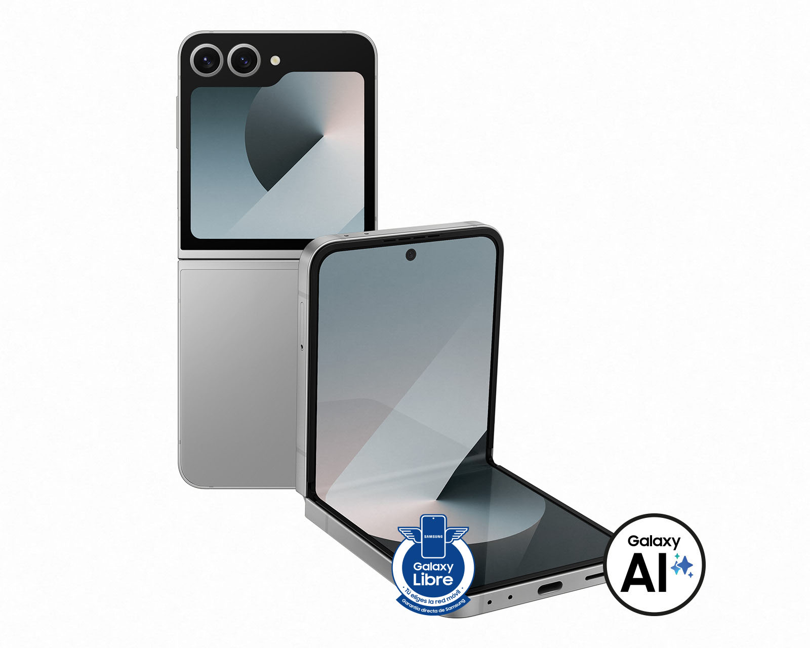 Celular Samsung Liberado Z Flip 6 256 GB Plata
