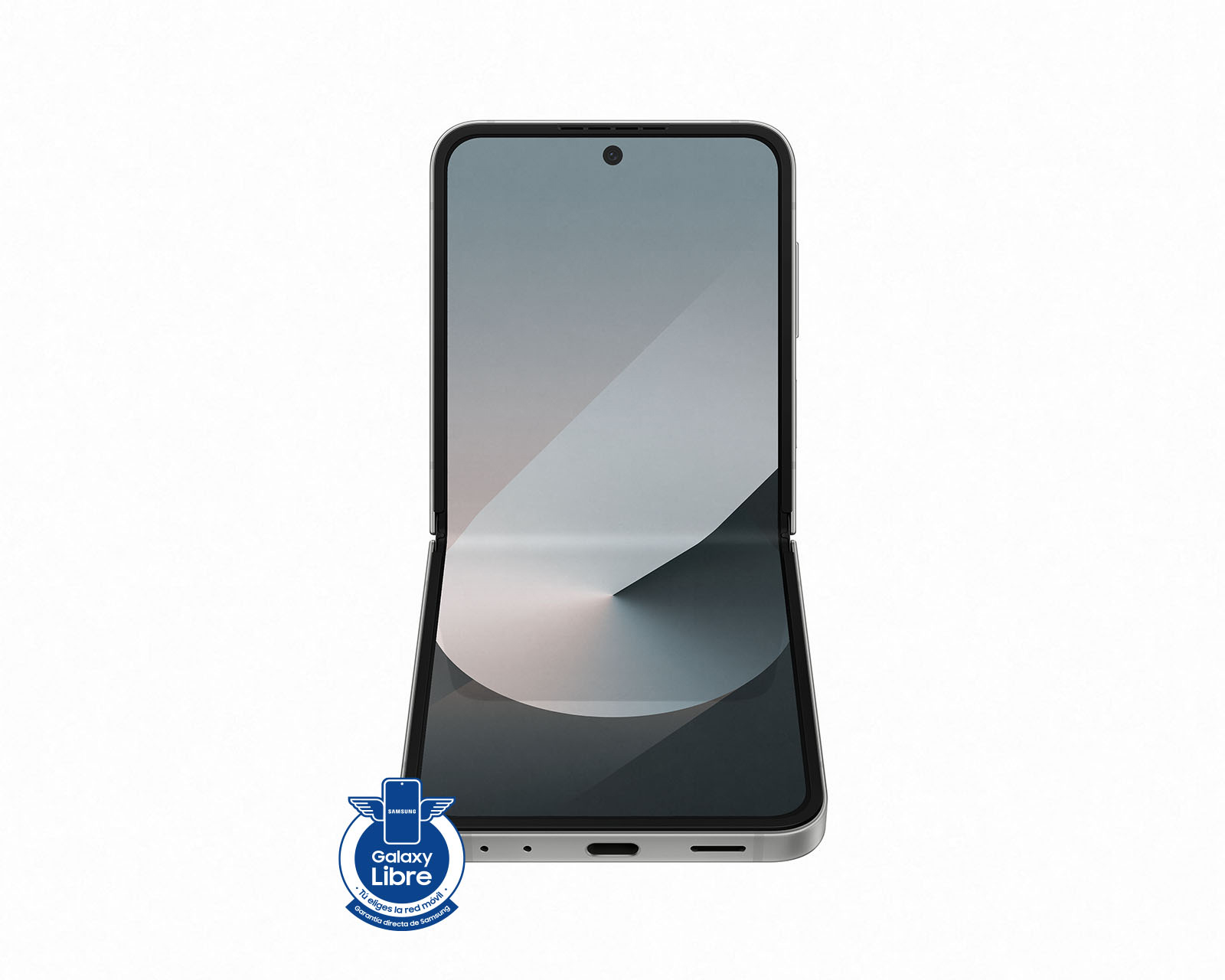 Foto 4 pulgar | Foto 3 | Celular Samsung Liberado Z Flip 6 256 GB Plata