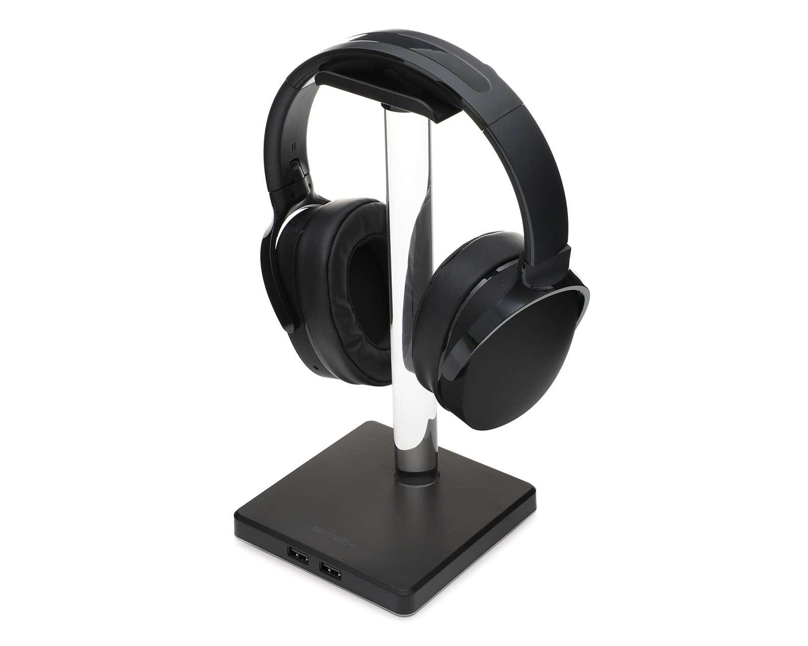 Foto 6 pulgar | Foto 5 | Soporte para Audífonos Bytech BY-MC-LB-124-BK con Luces LED