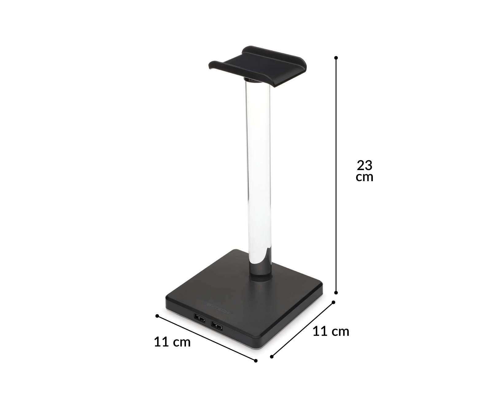 Foto 7 pulgar | Foto 6 | Soporte para Audífonos Bytech BY-MC-LB-124-BK con Luces LED