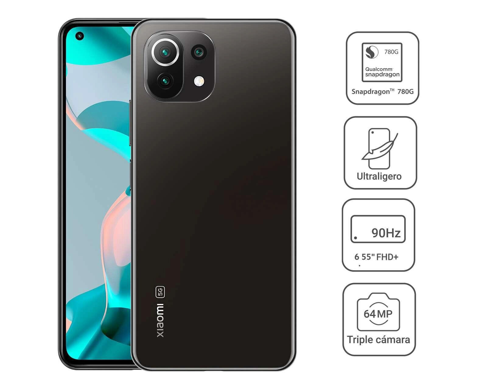 Foto 7 pulgar | Foto 6 | Telcel Xiaomi 11 Lite Bundle 128 GB Negro + Mi Smart Speaker
