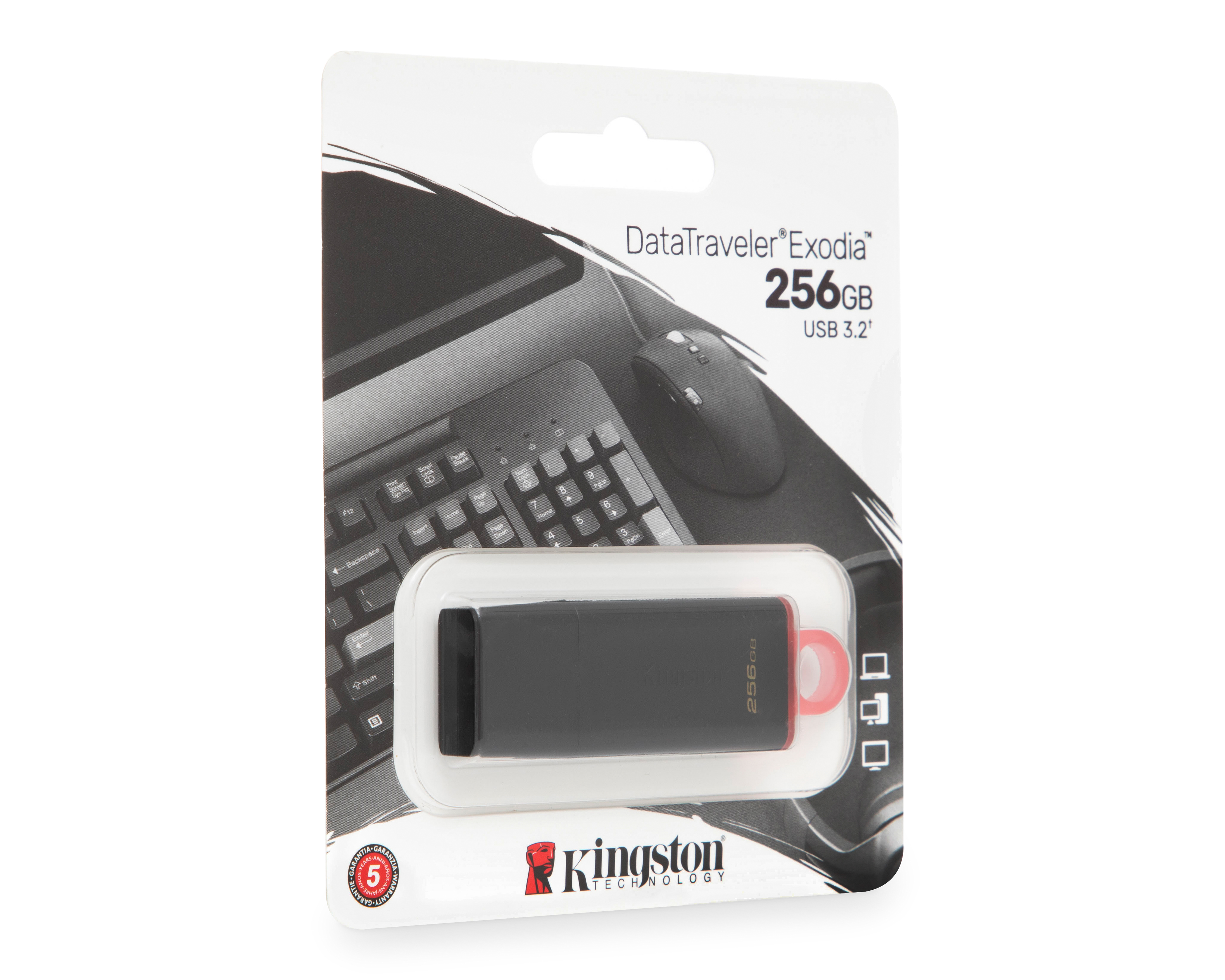 Foto 3 pulgar | Foto 2 | Memoria USB Kingstone 256 GB 3.2