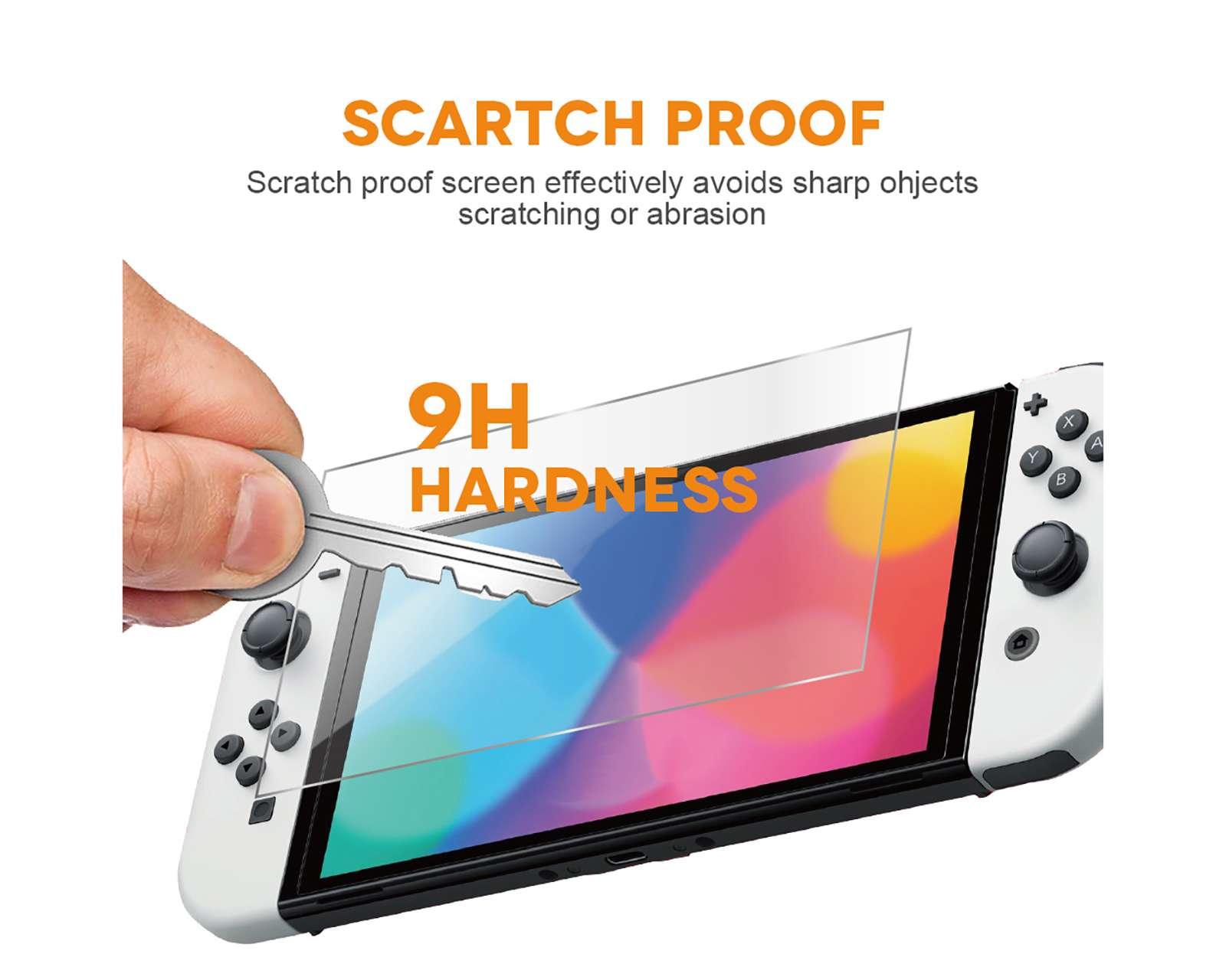 Foto 3 | Foto 4 | Protector de Pantalla para Nintendo Switch Glass