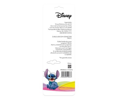 Foto 3 | Foto 3 | Cable Disney Tipo USB-C de 1 Metro