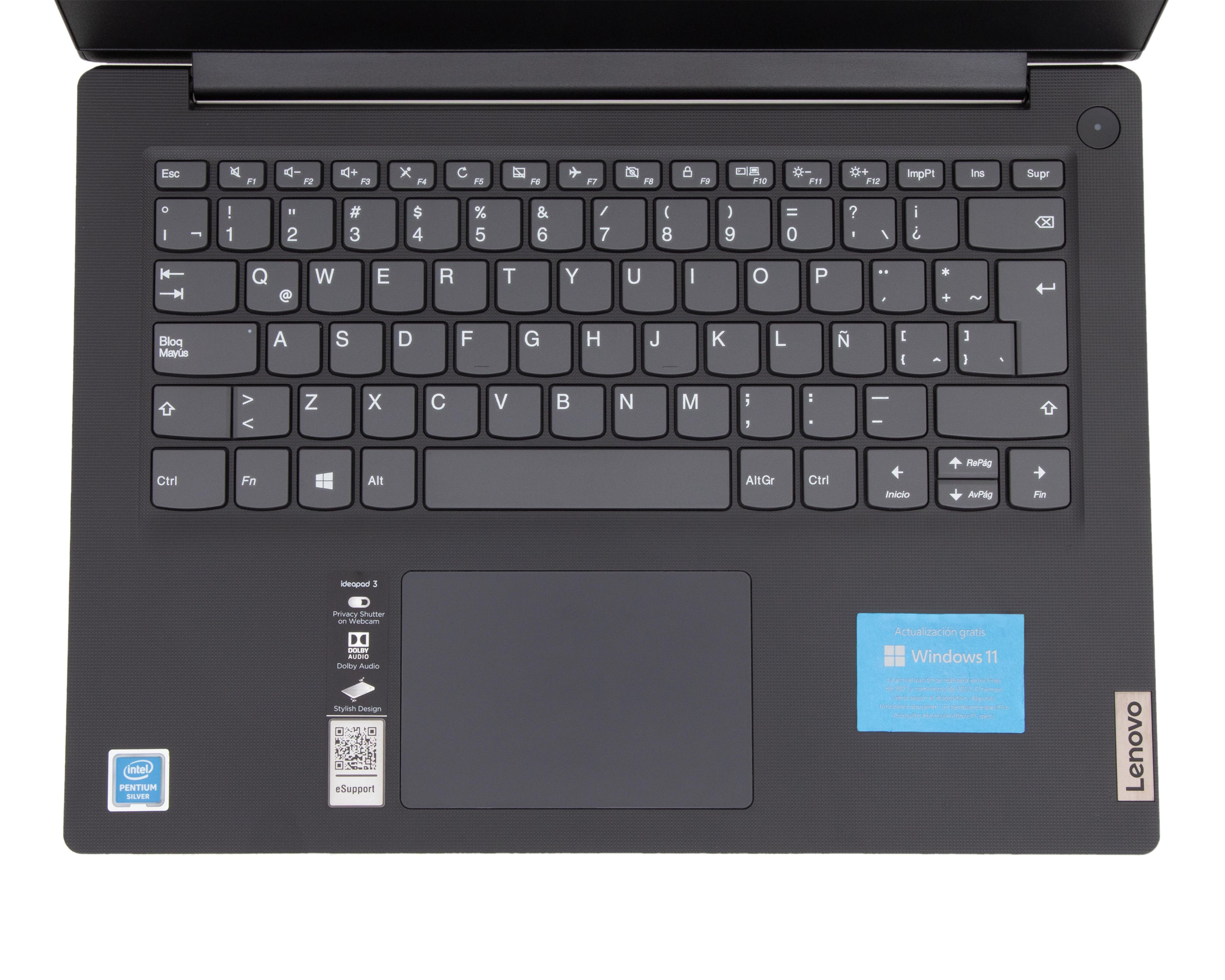 Foto 5 pulgar | Foto 4 | Laptop Lenovo IP 3 14IGL05 14" Intel Pentium N5030 8 GB RAM 256 GB SSD Negra