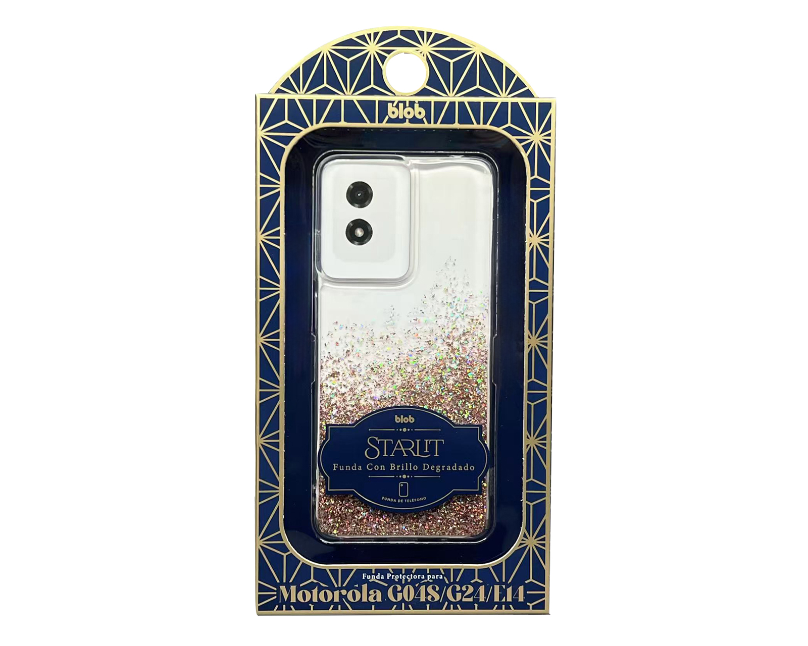 Foto 2 | Foto 2 | Funda de Plástico Blob para Motorola Moto G04s, G24 y E14