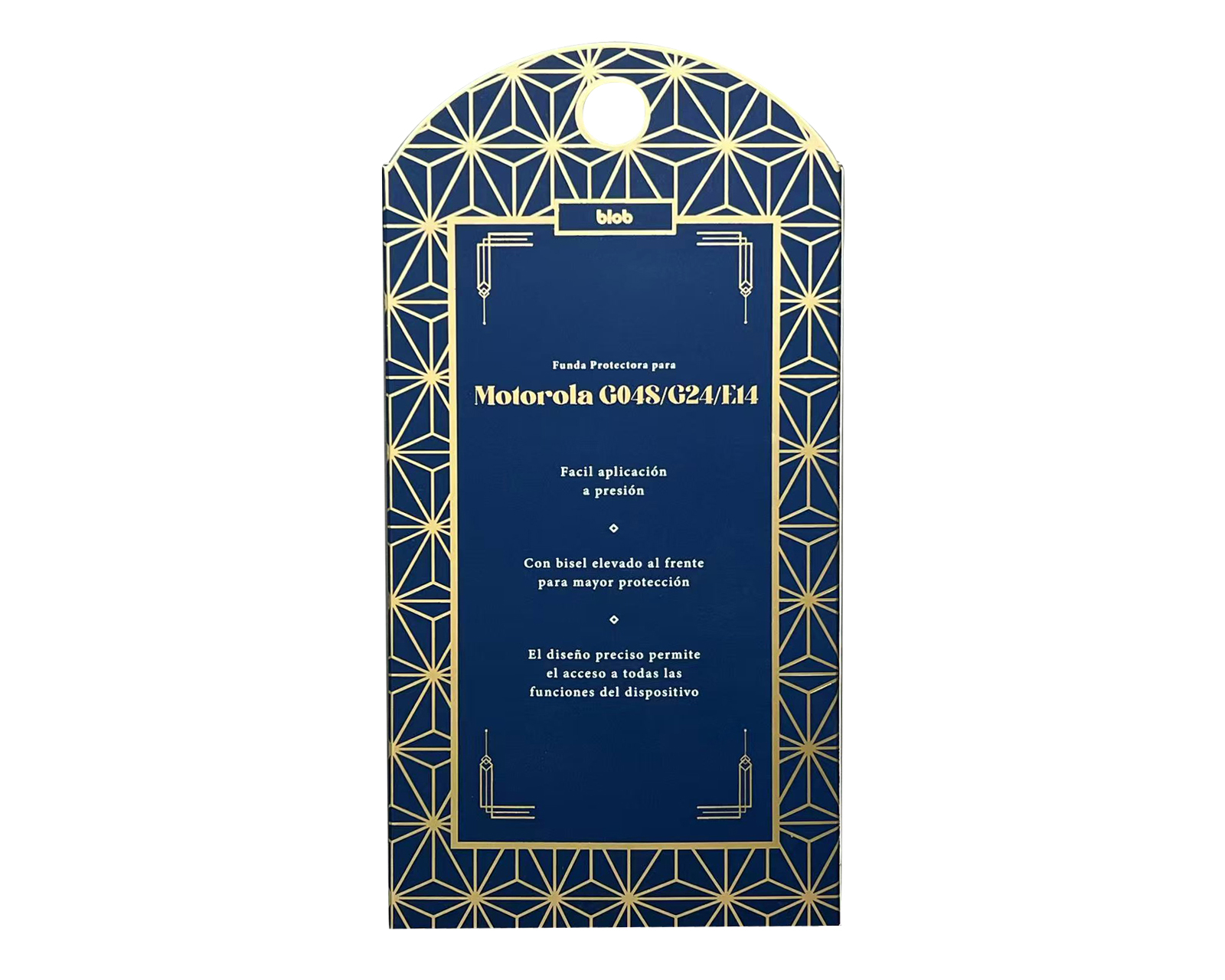 Foto 4 pulgar | Foto 3 | Funda de Plástico Blob para Motorola Moto G04s, G24 y E14