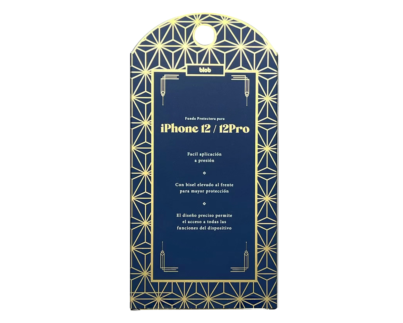 Foto 3 pulgar | Foto 2 | Funda con Glitter Blob para iPhone 12/12 Pro