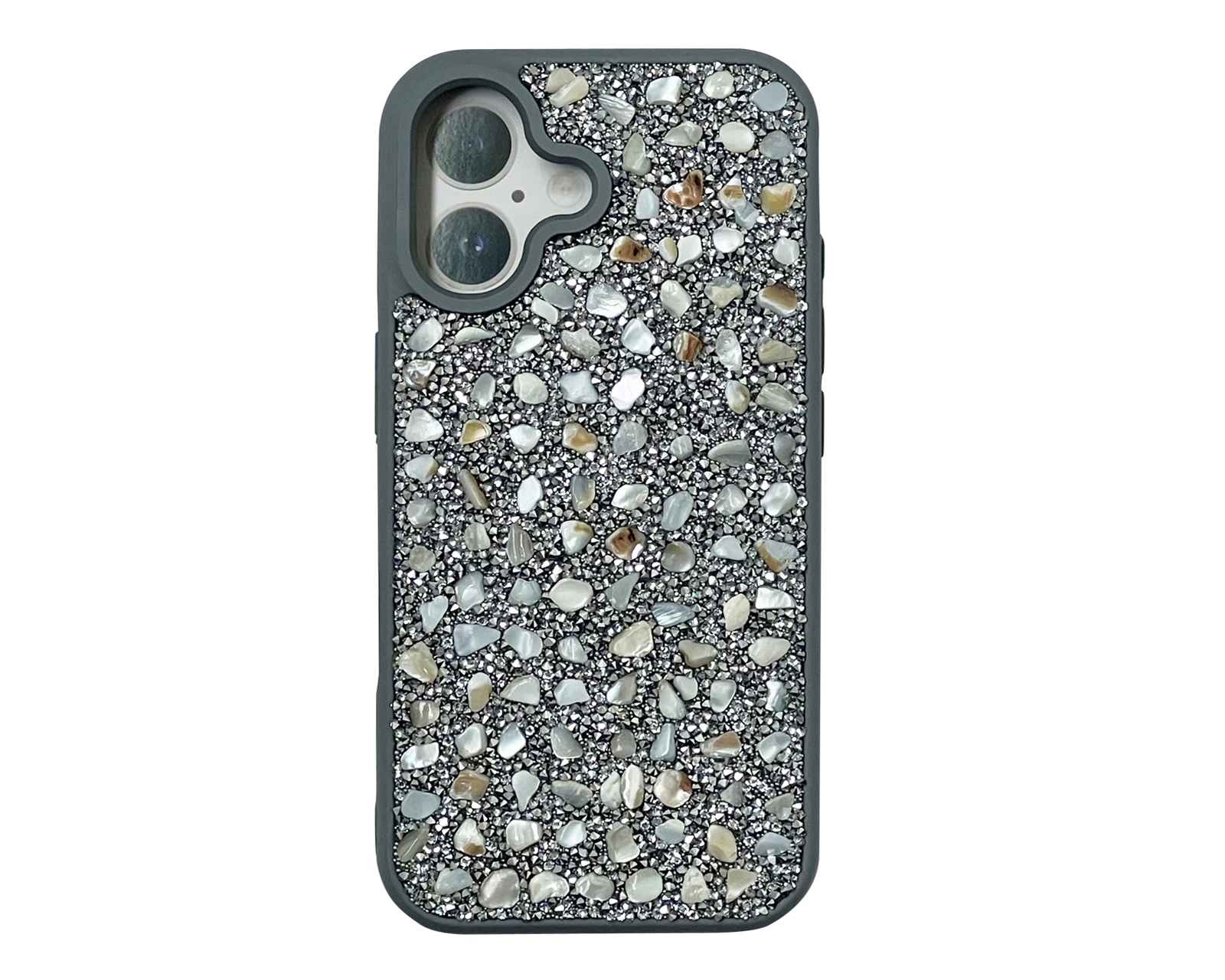 Funda de Silicón con Pedrería Blob para iPhone 16