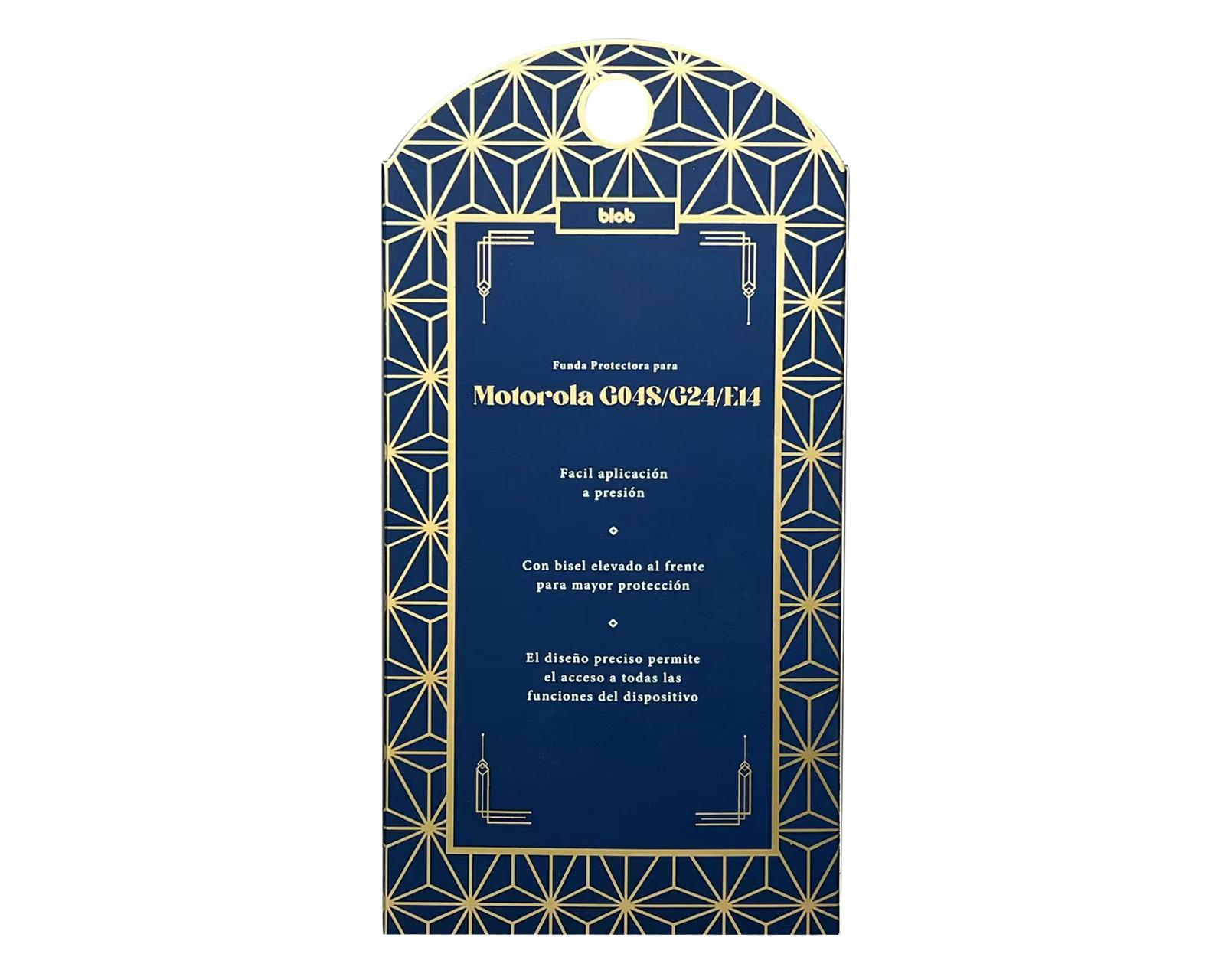 Foto 3 | Foto 3 | Funda con Pedrería Blob para Motorola Moto G04s