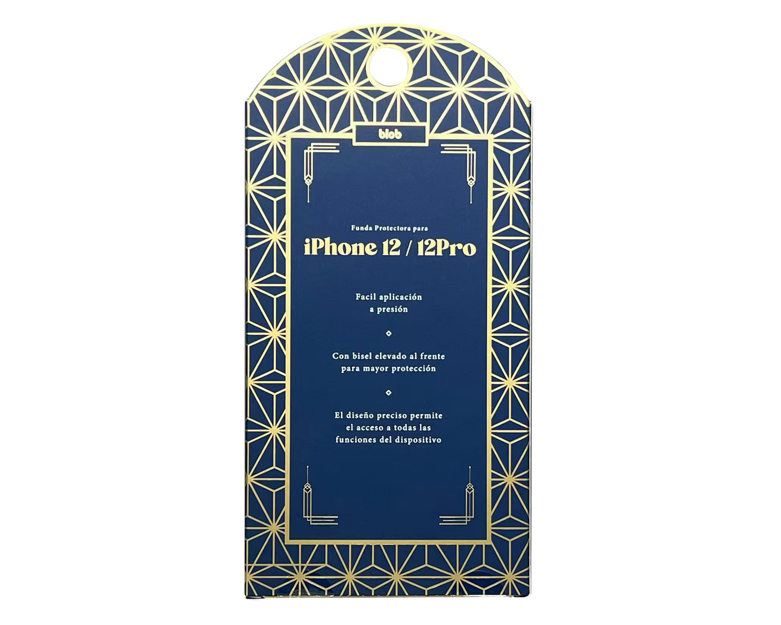 Foto 4 pulgar | Foto 3 | Funda con Tarjetero Blob para iPhone 12/12 Pro