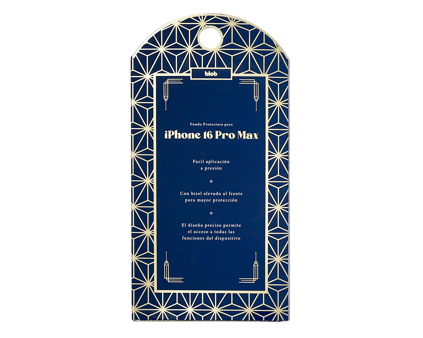 Foto 4 pulgar | Foto 3 | Funda de Policarbonato con Tarjetero Blob para iPhone 16 Pro Max